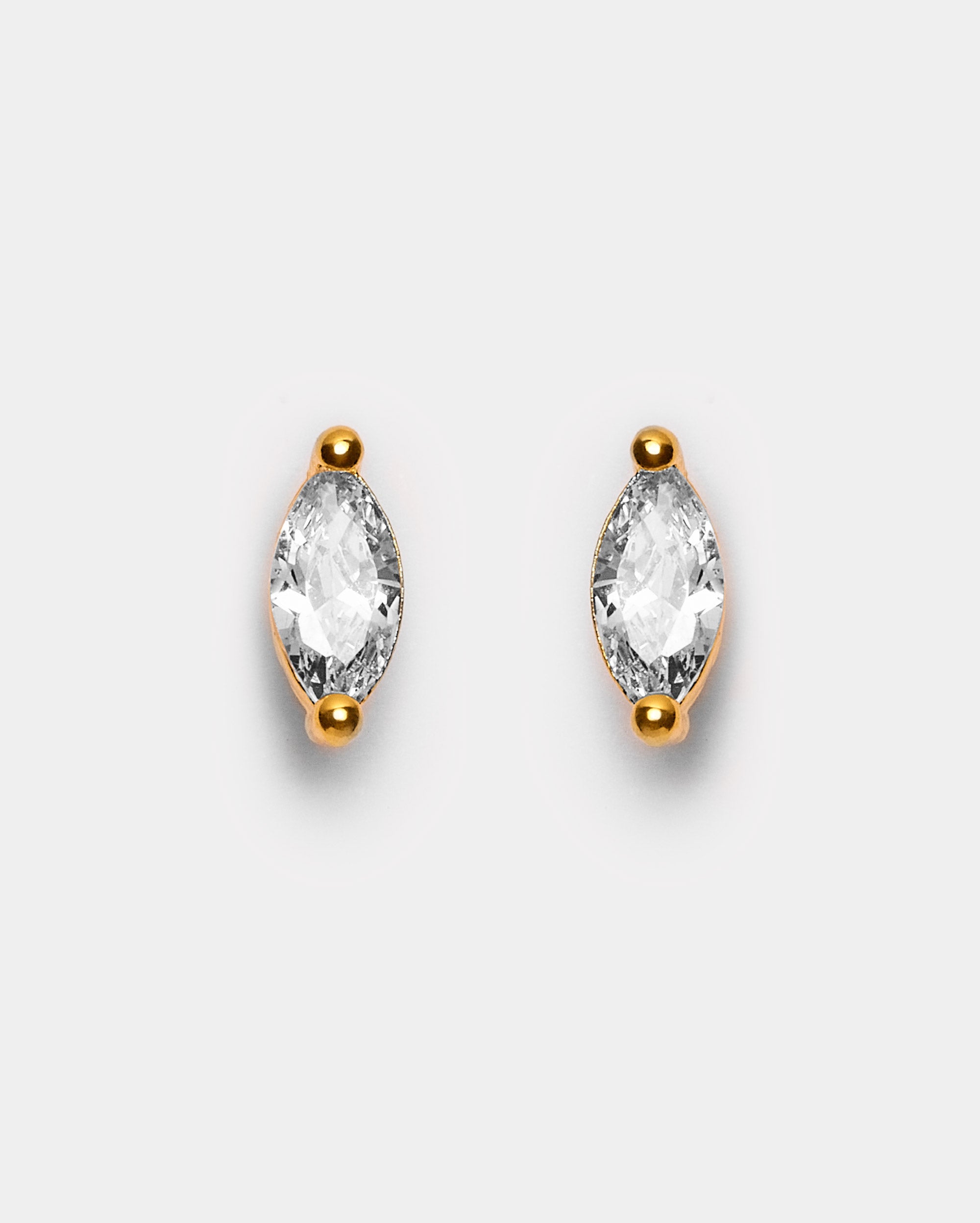 Marquise Crystal Stud Earrings