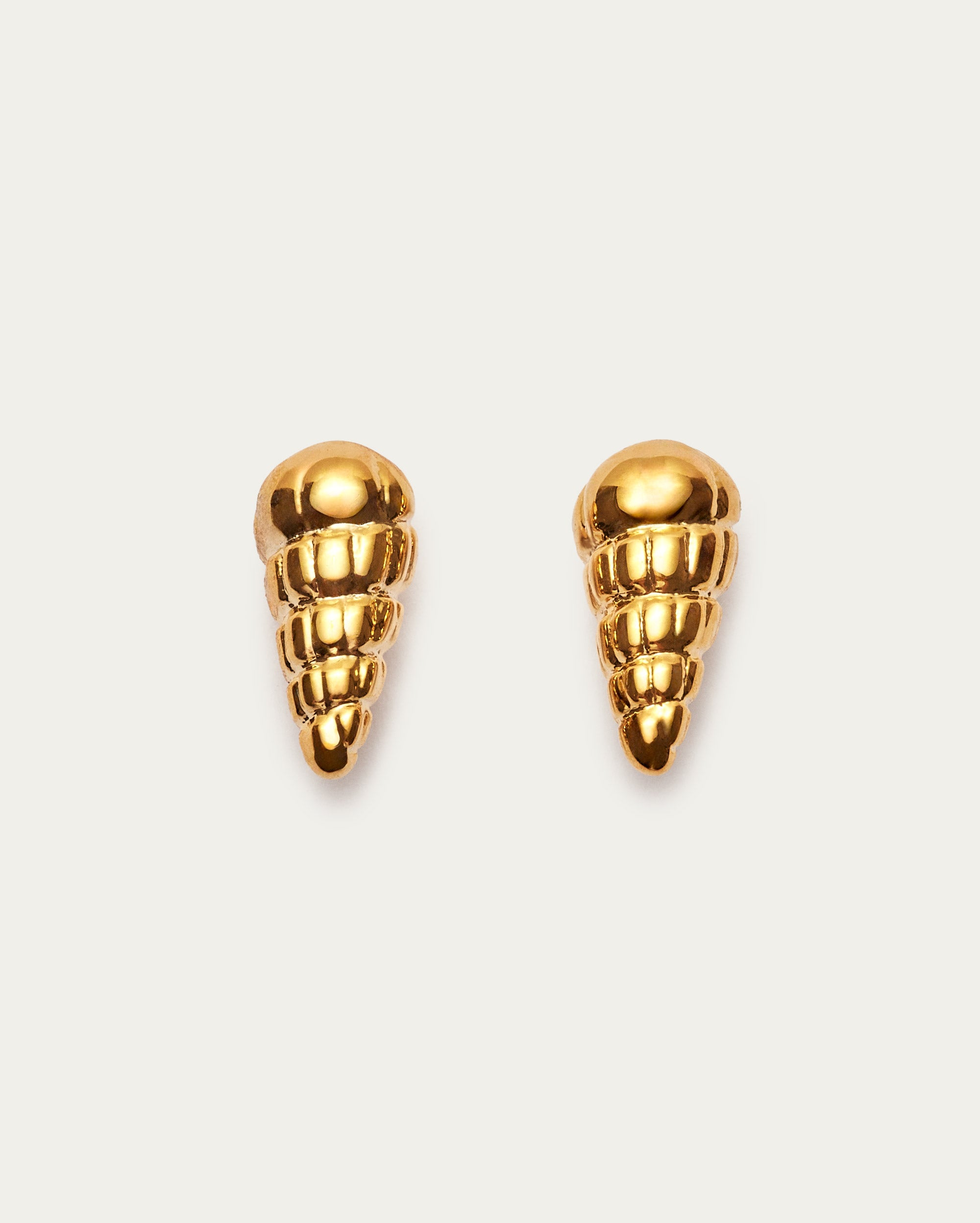 Mini Conch Shell Stud Earrings