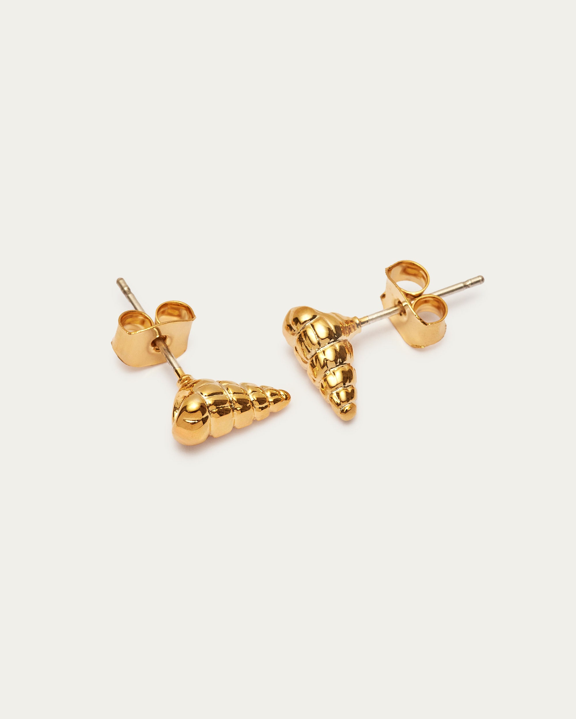 Mini Conch Shell Stud Earrings