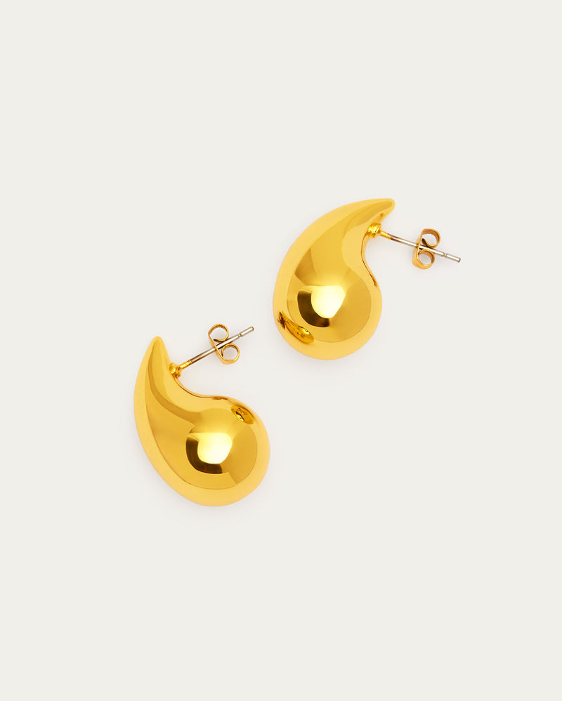 Sculpted Teardrop Earring