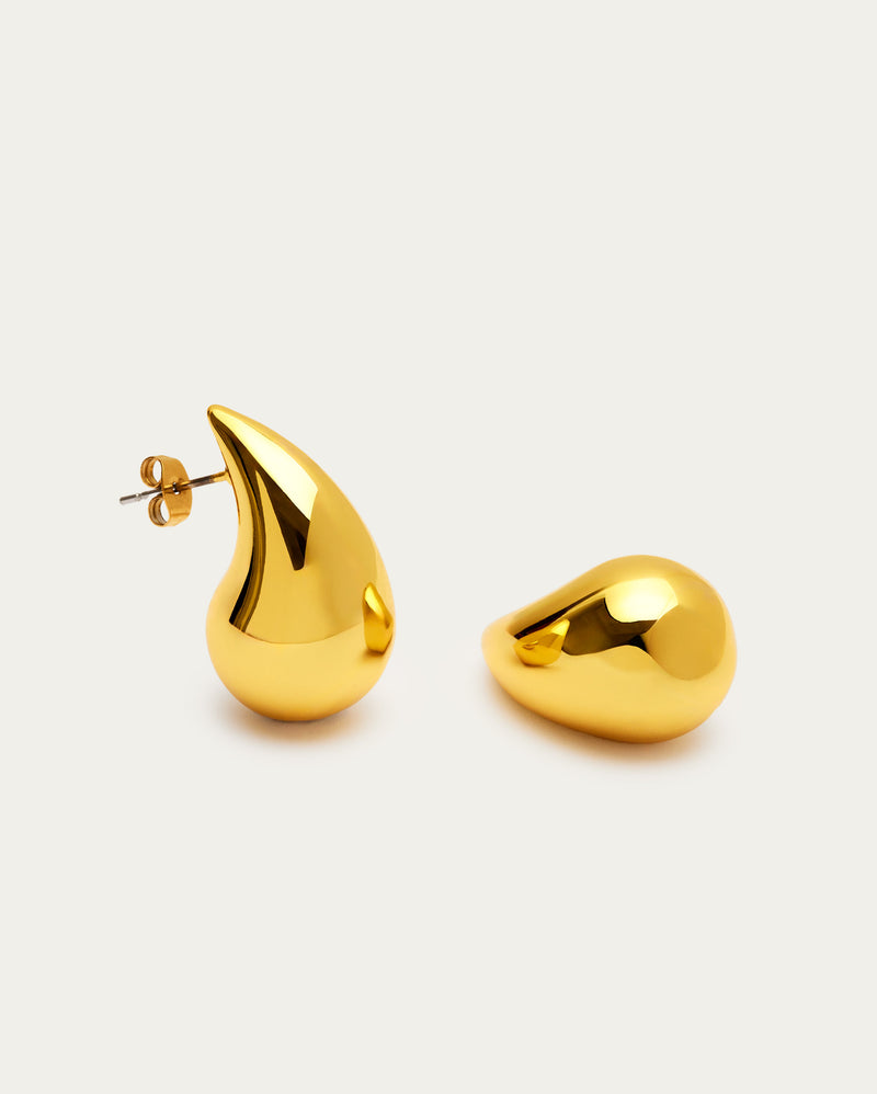 Sculpted Teardrop Earring