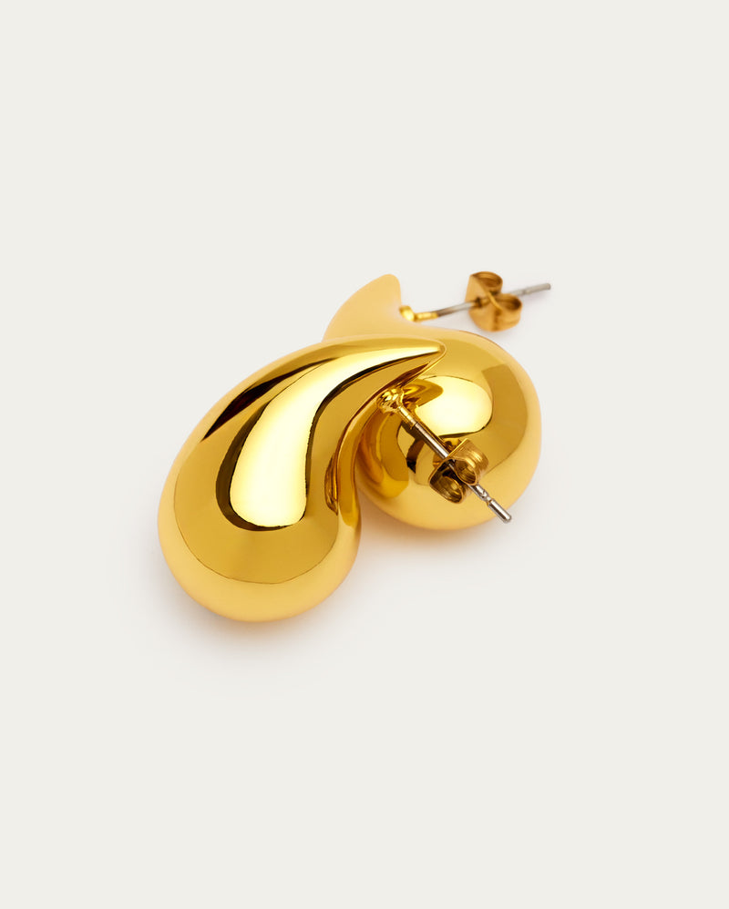 Sculpted Teardrop Earring