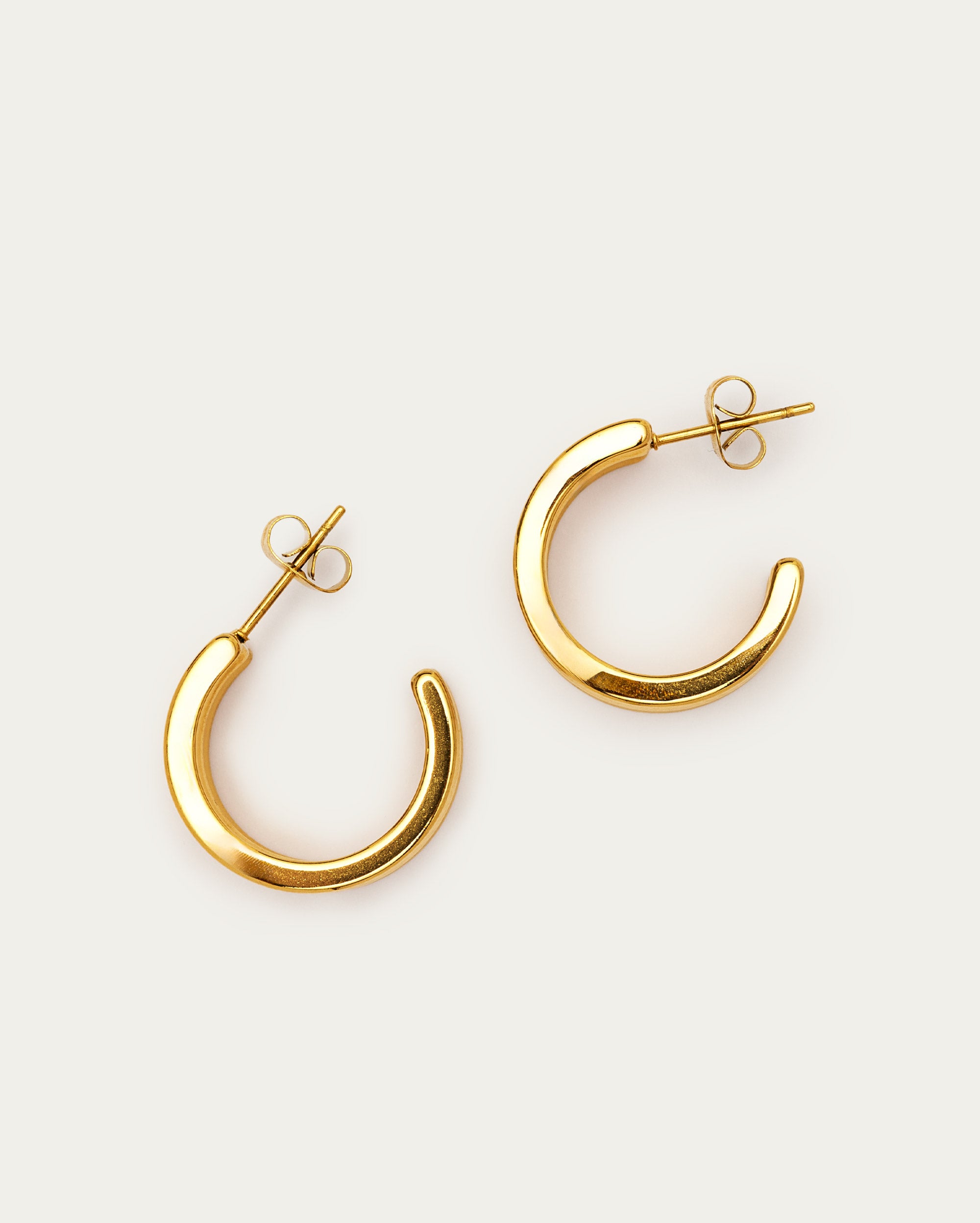 Ridge Chunky Hoop Earrings