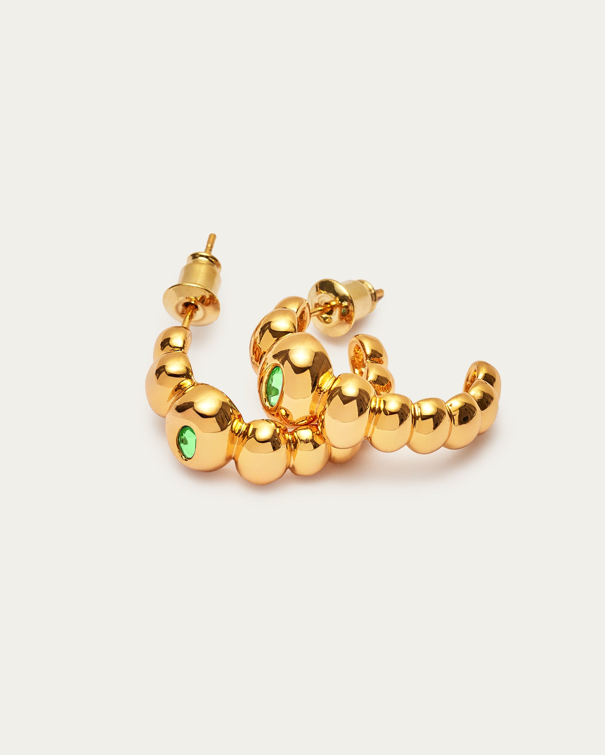 Puffy Hoop Earrings