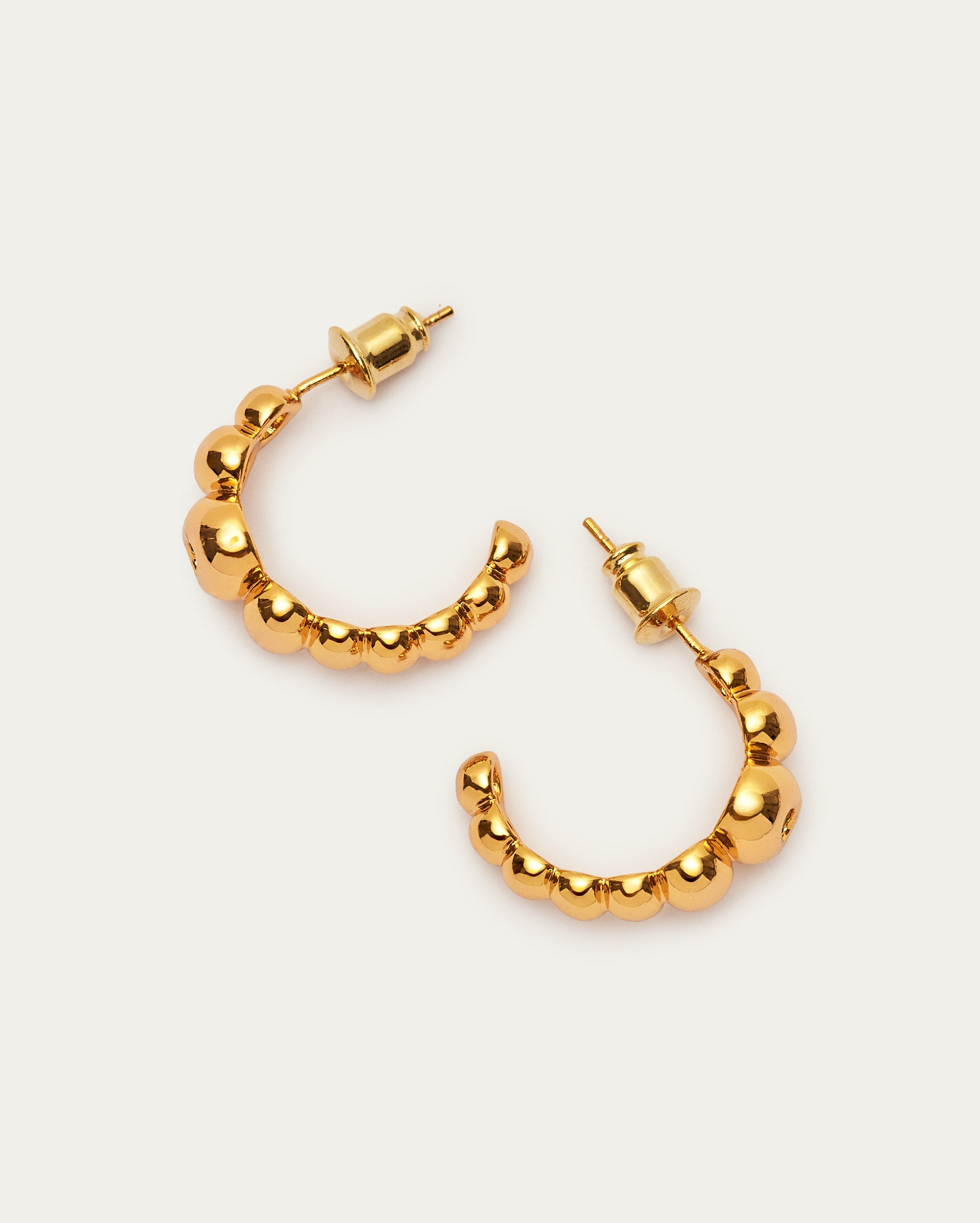 Puffy Hoop Earrings