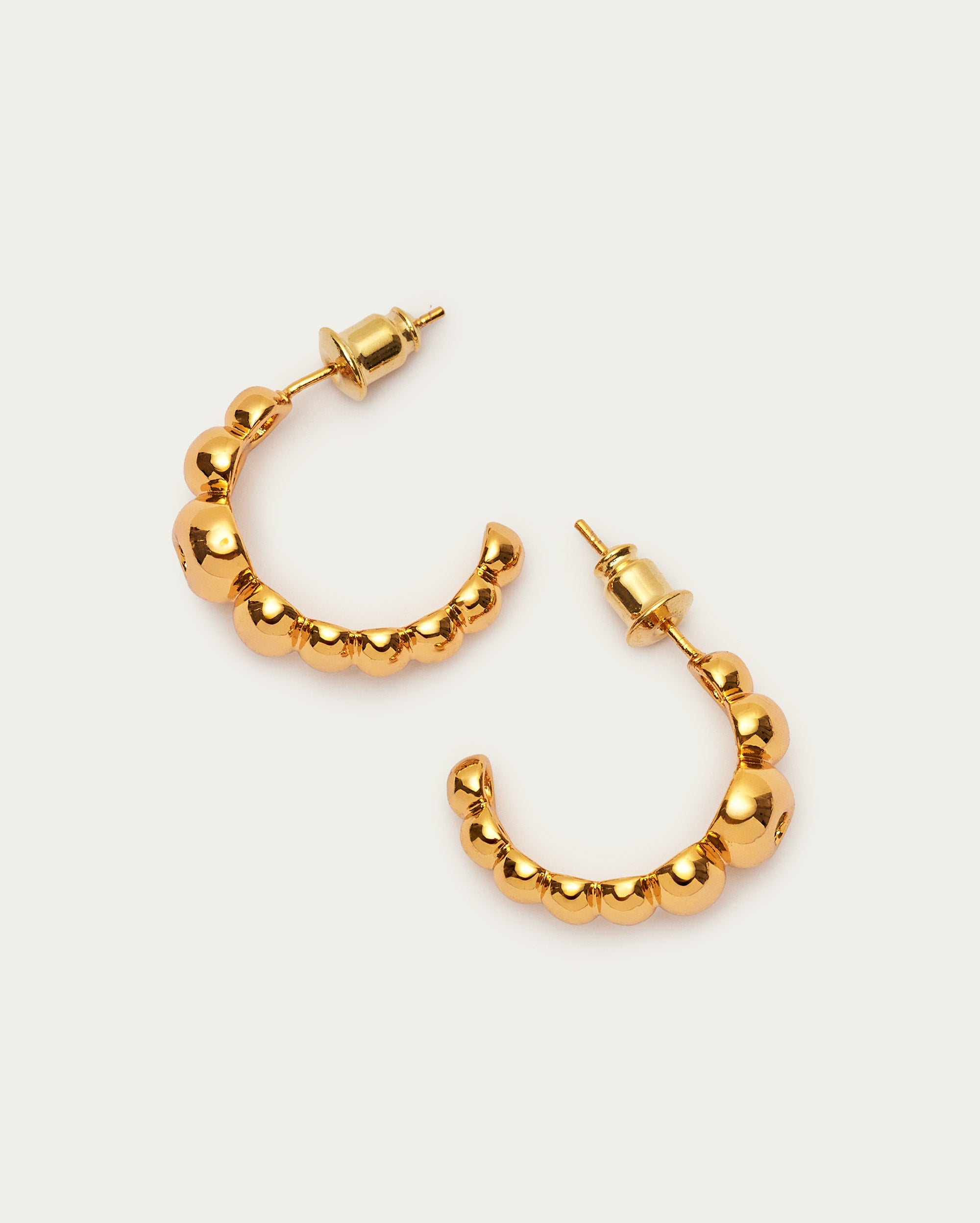Puffy Hoop Earrings