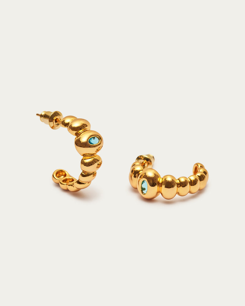 Puffy Hoop Earrings