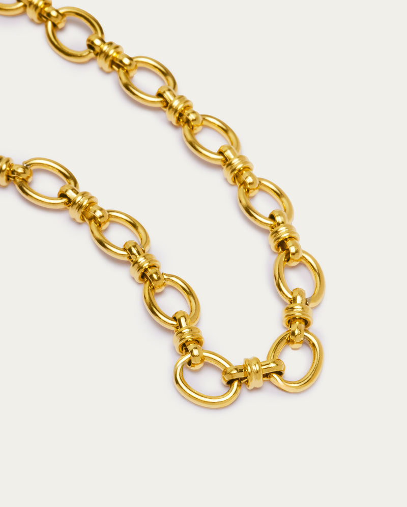 Oval Link Chain Necklace