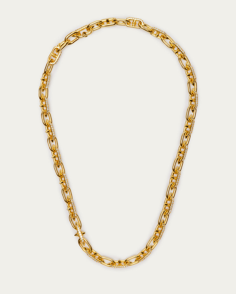 Pavé Link Statement Necklace