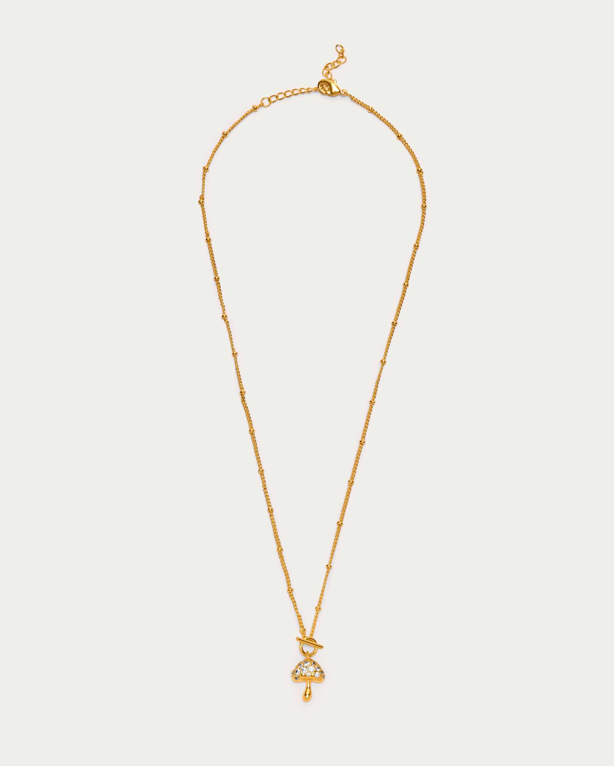 Mushroom Pendant Necklace