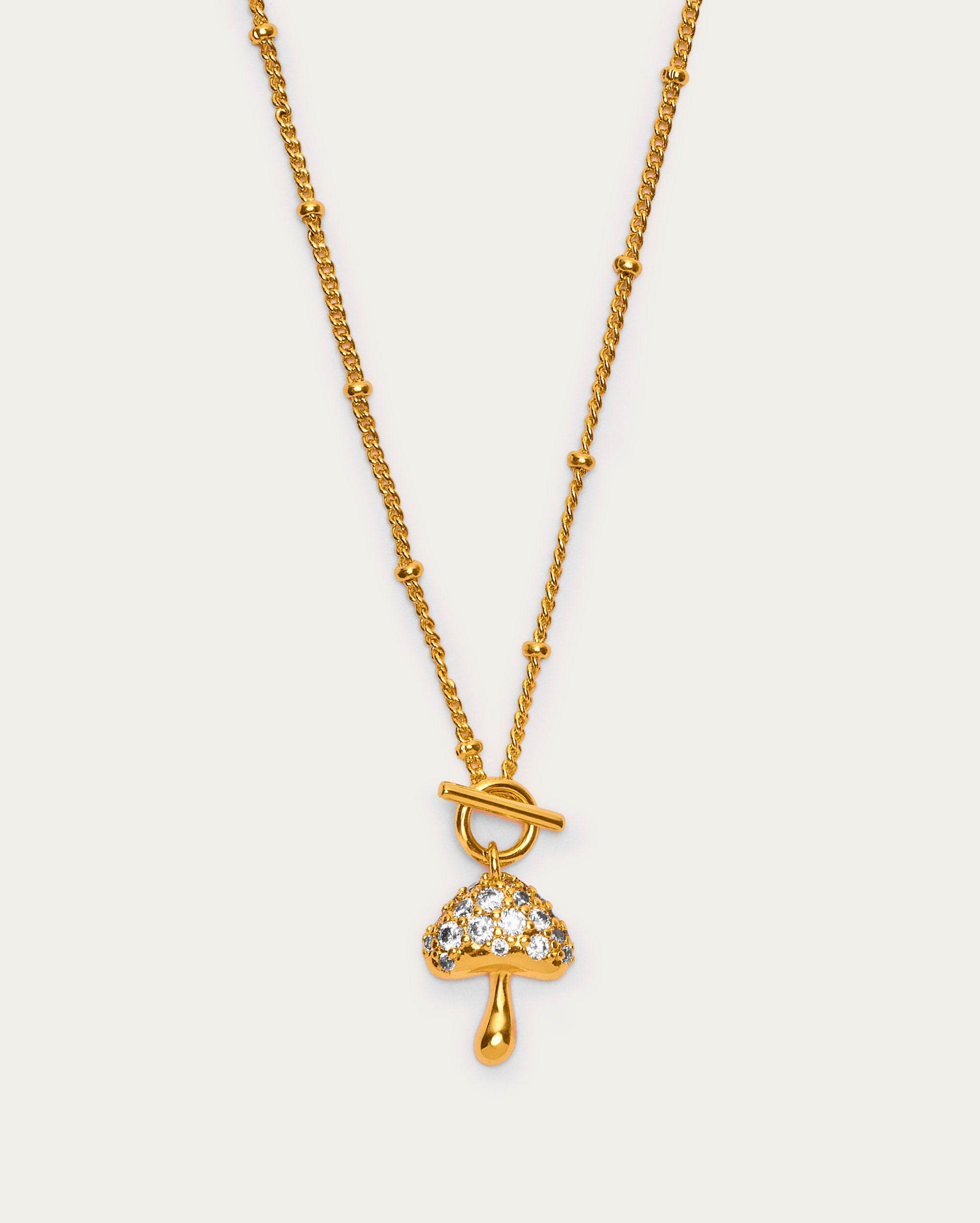 Mushroom Pendant Necklace