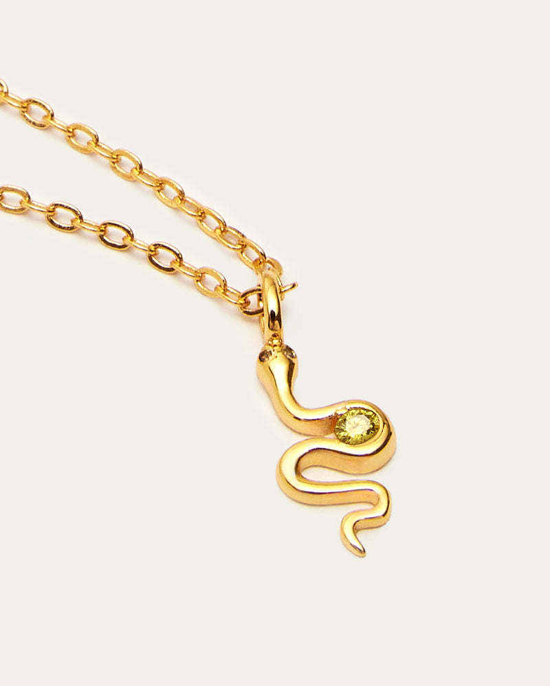 Serpent Pendant Necklace