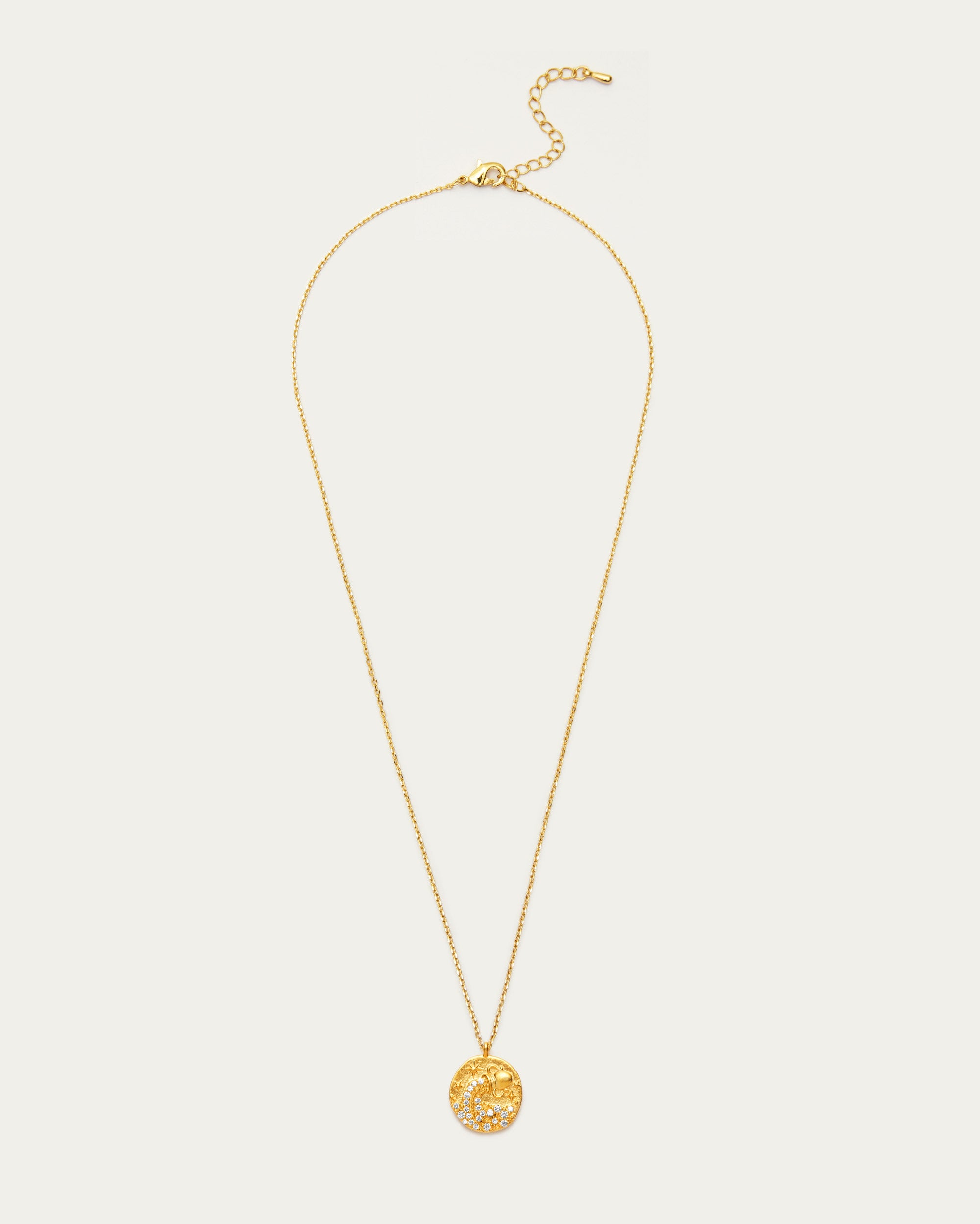 Aquarius Zodiac Pendant Necklace