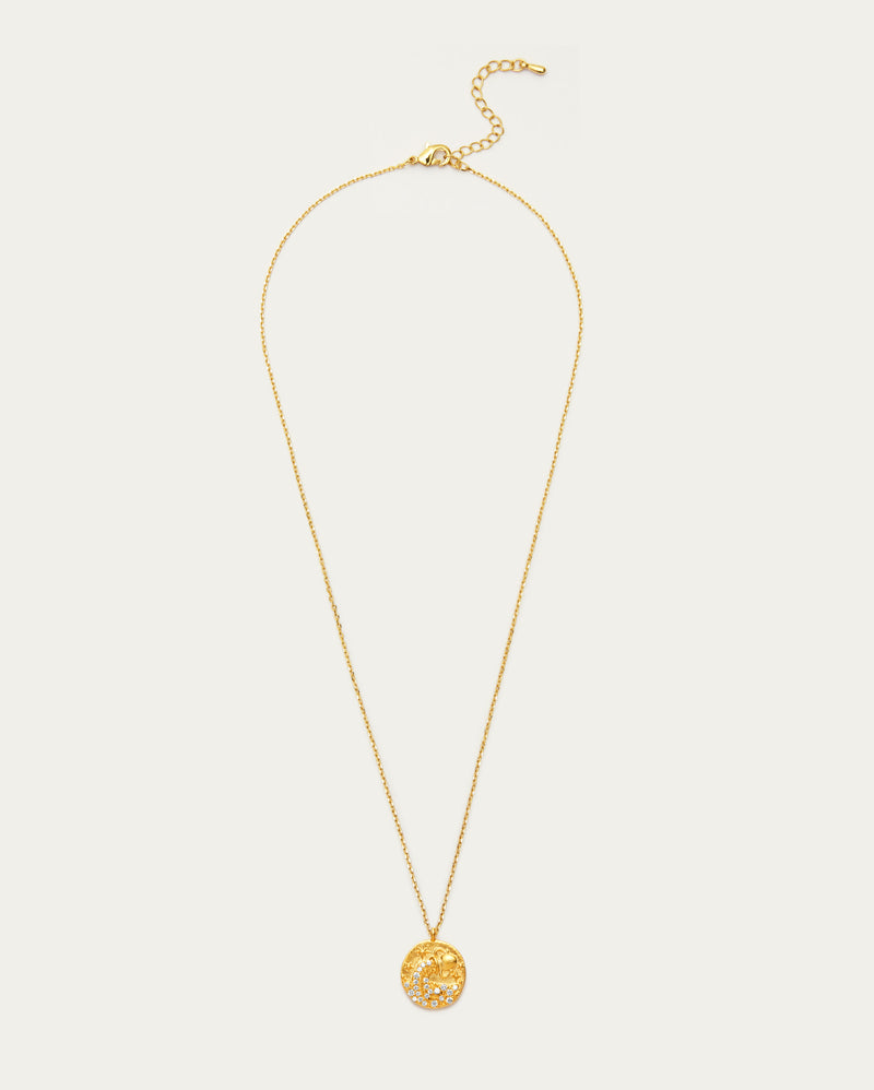 Aquarius Zodiac Pendant Necklace