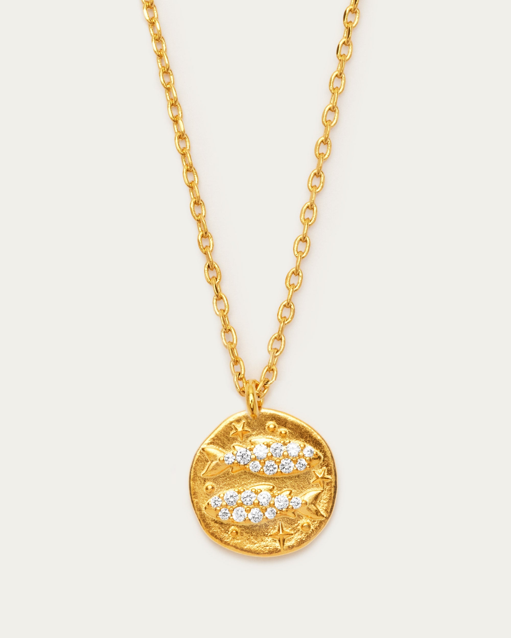 Pisces Zodiac Pendant Necklace