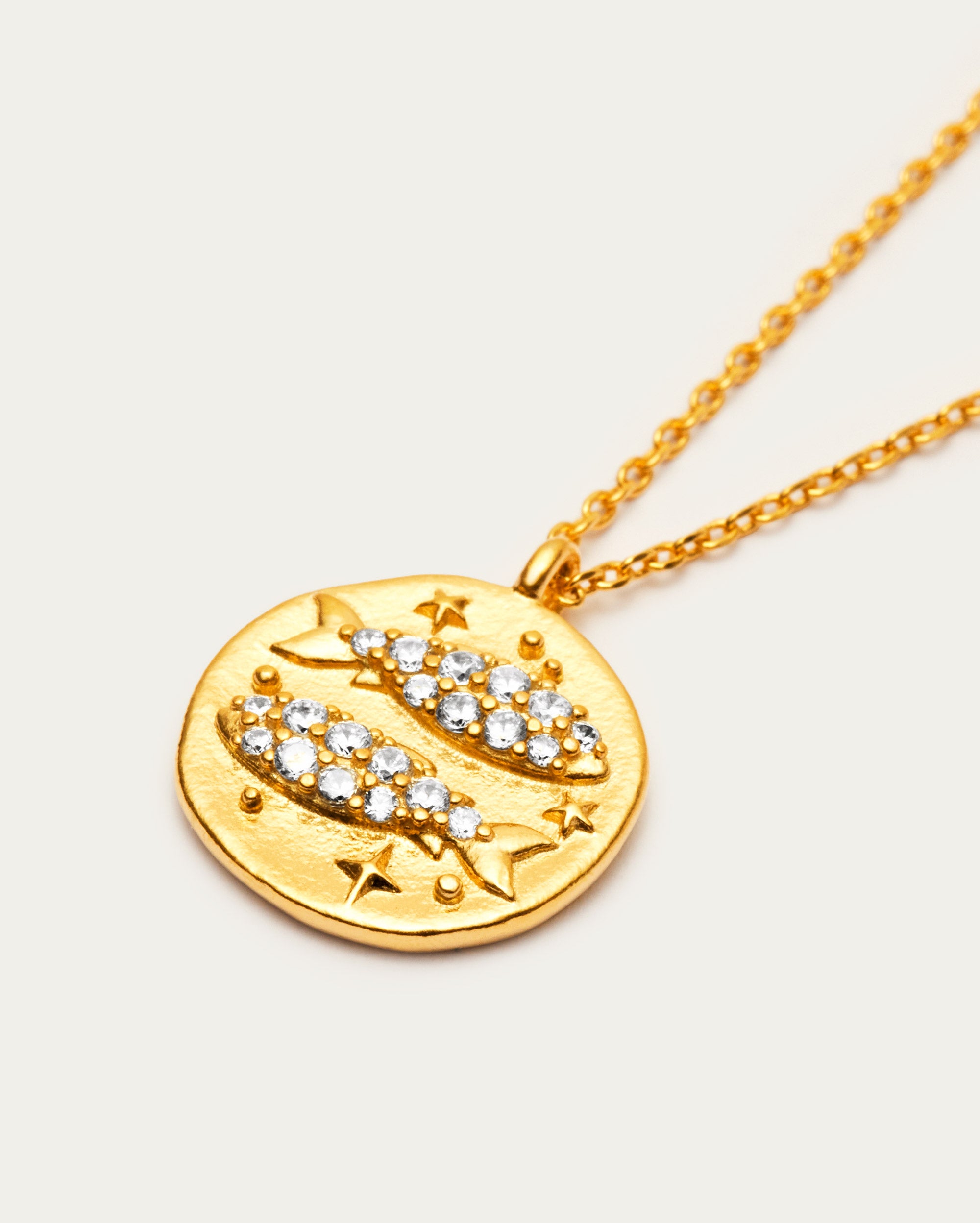 Pisces Zodiac Pendant Necklace