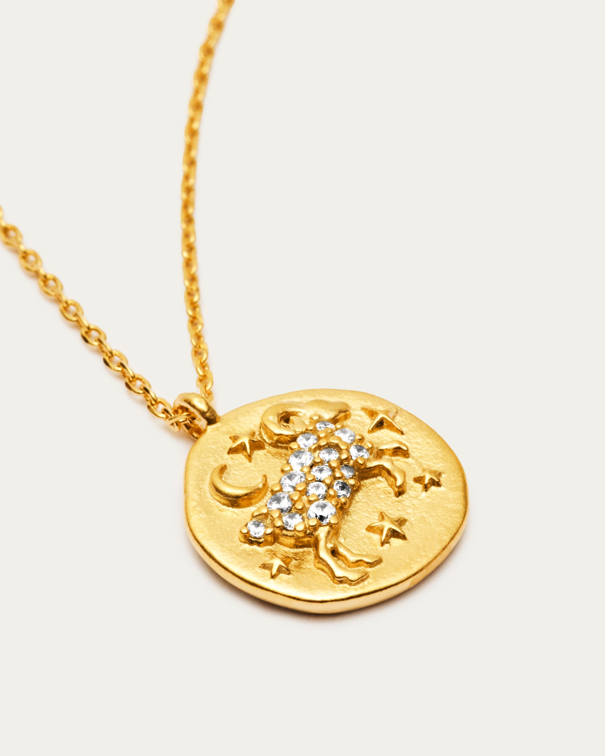 Aries Zodiac Pendant Necklace