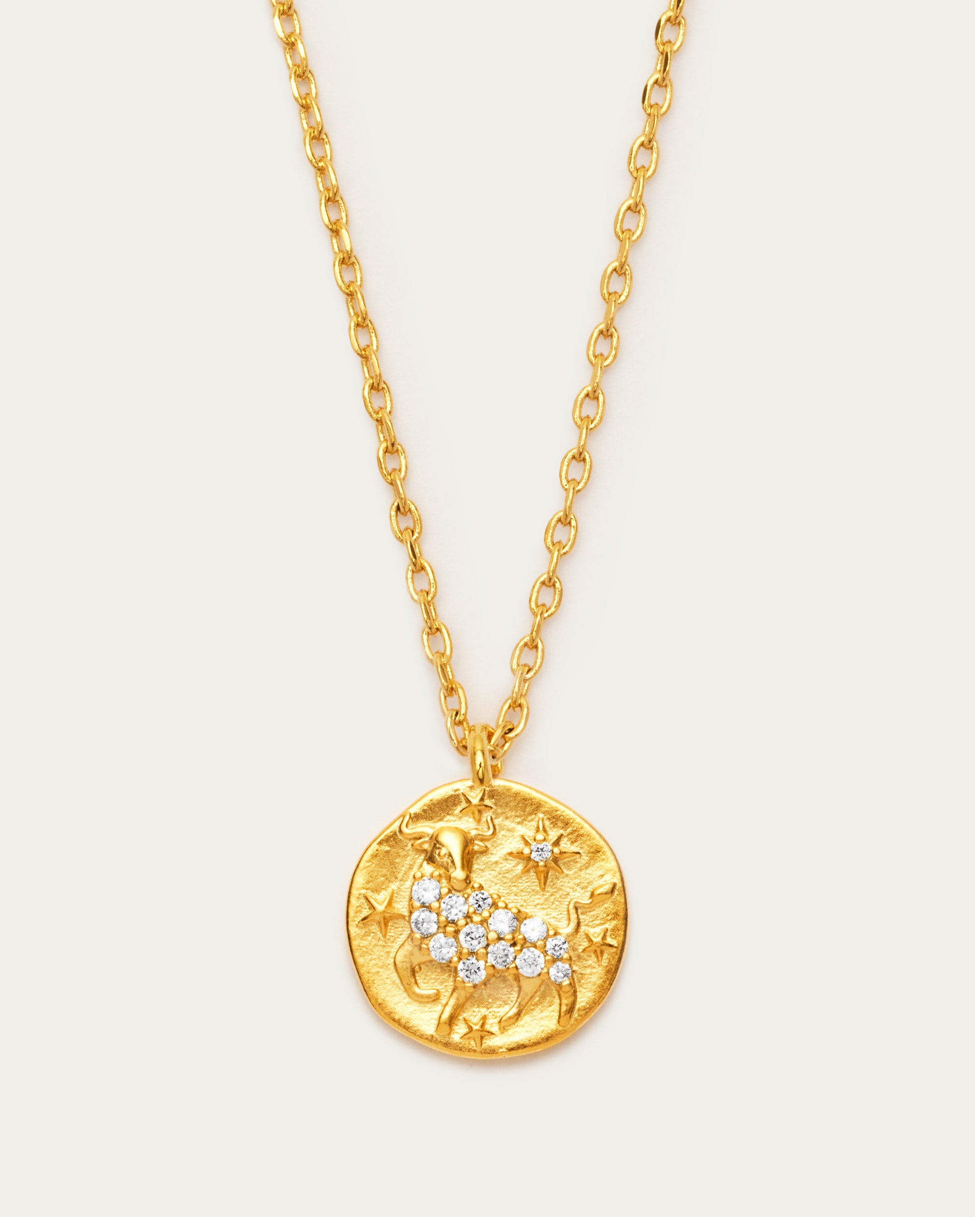 Taurus Zodiac Pendant Necklace