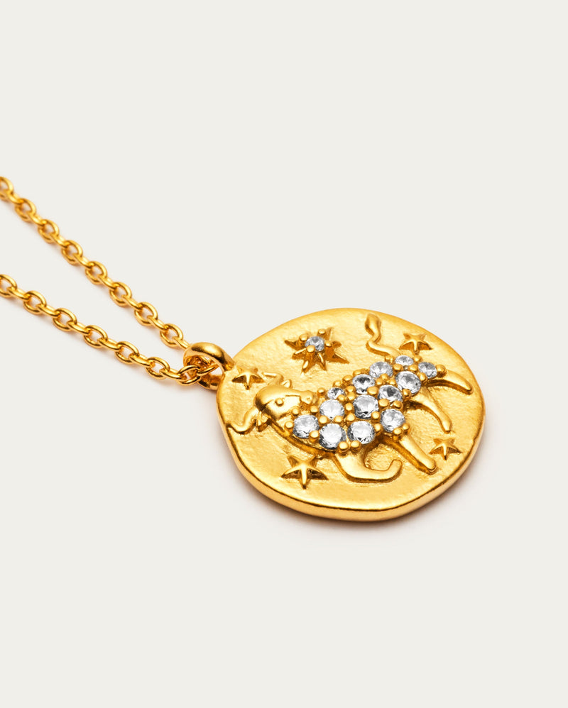 Taurus Zodiac Pendant Necklace