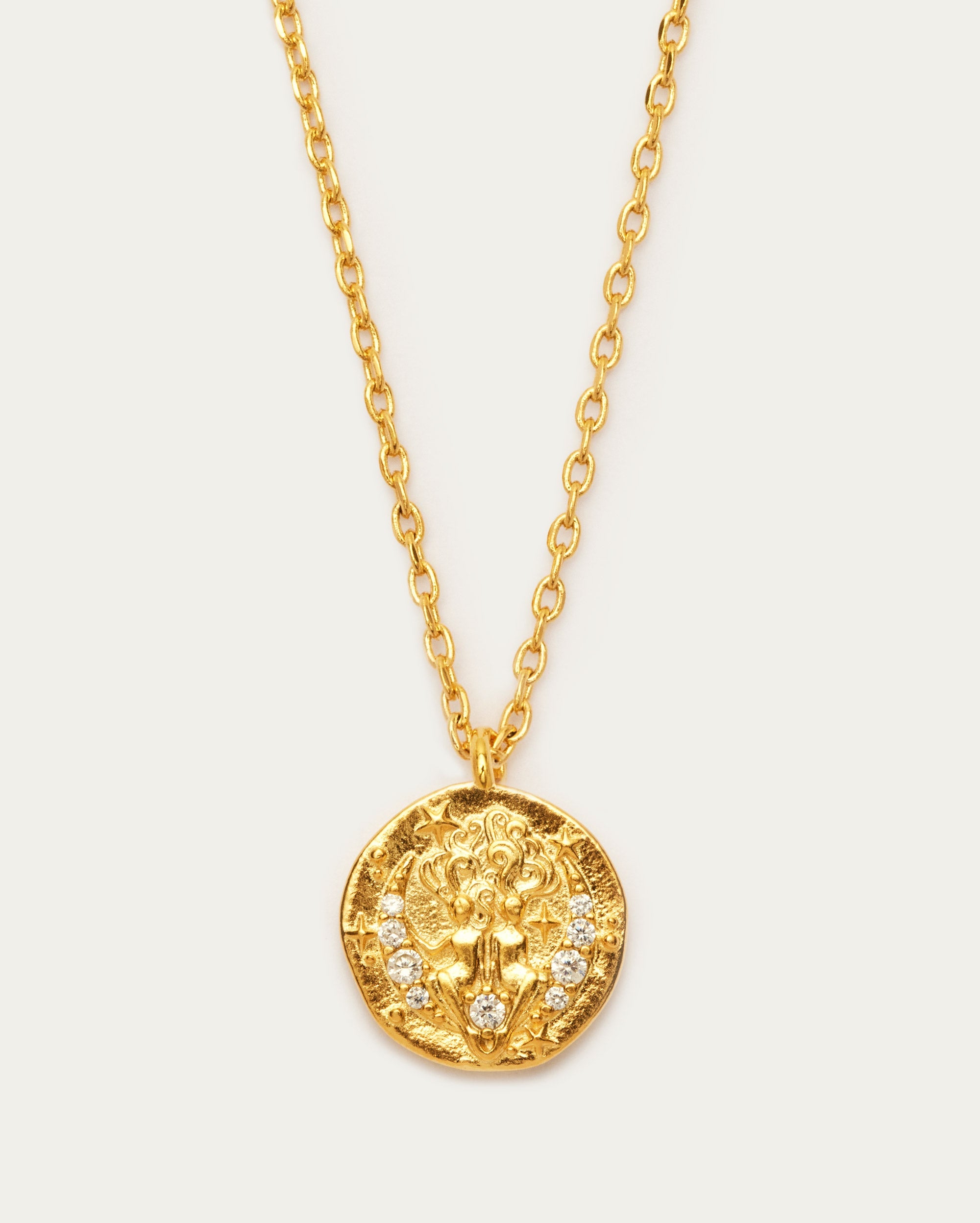 Gemini Zodiac Pendant Necklace