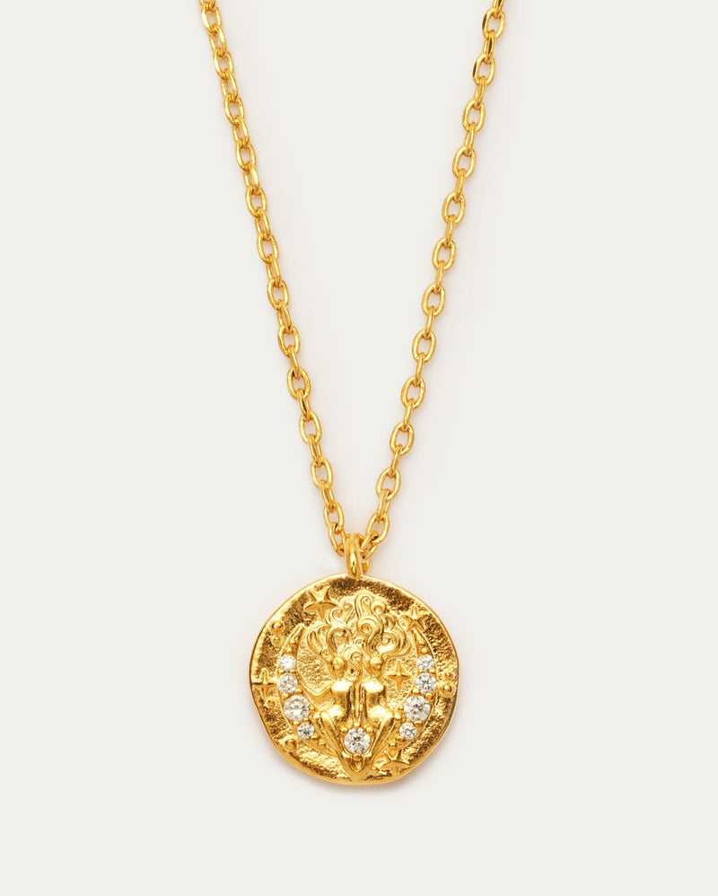 Gemini Zodiac Pendant Necklace