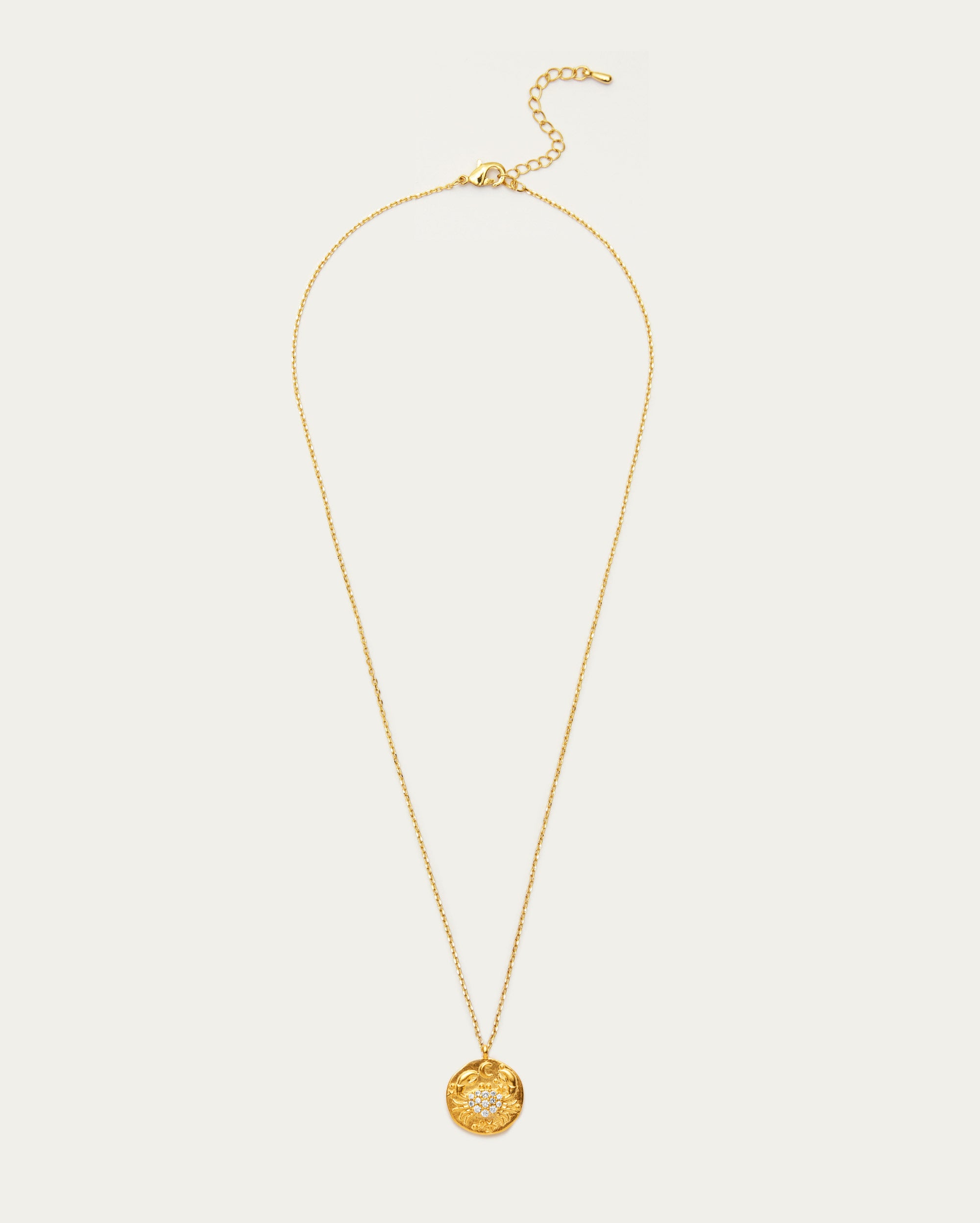 Cancer Zodiac Pendant Necklace