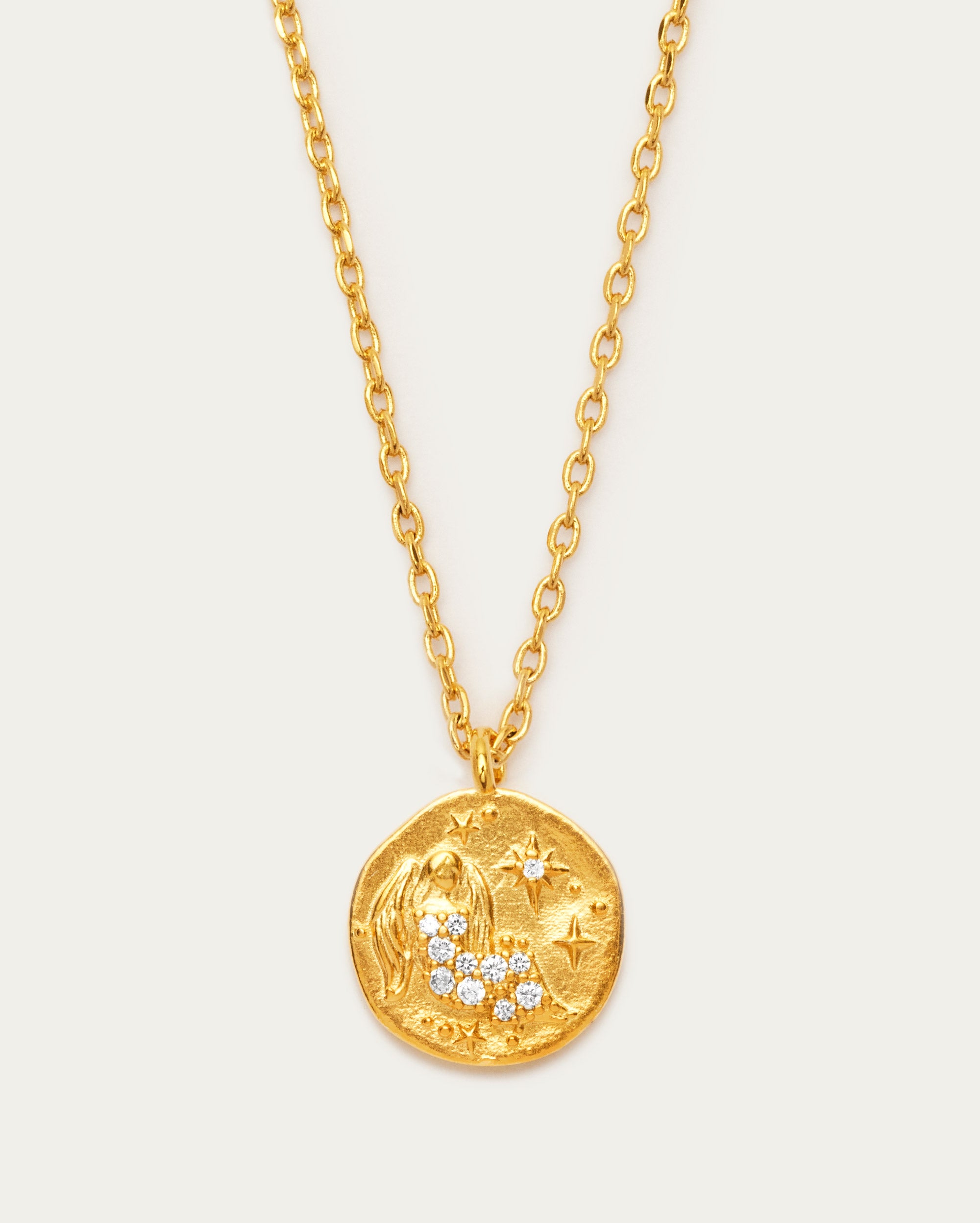 Virgo Zodiac Pendant Necklace