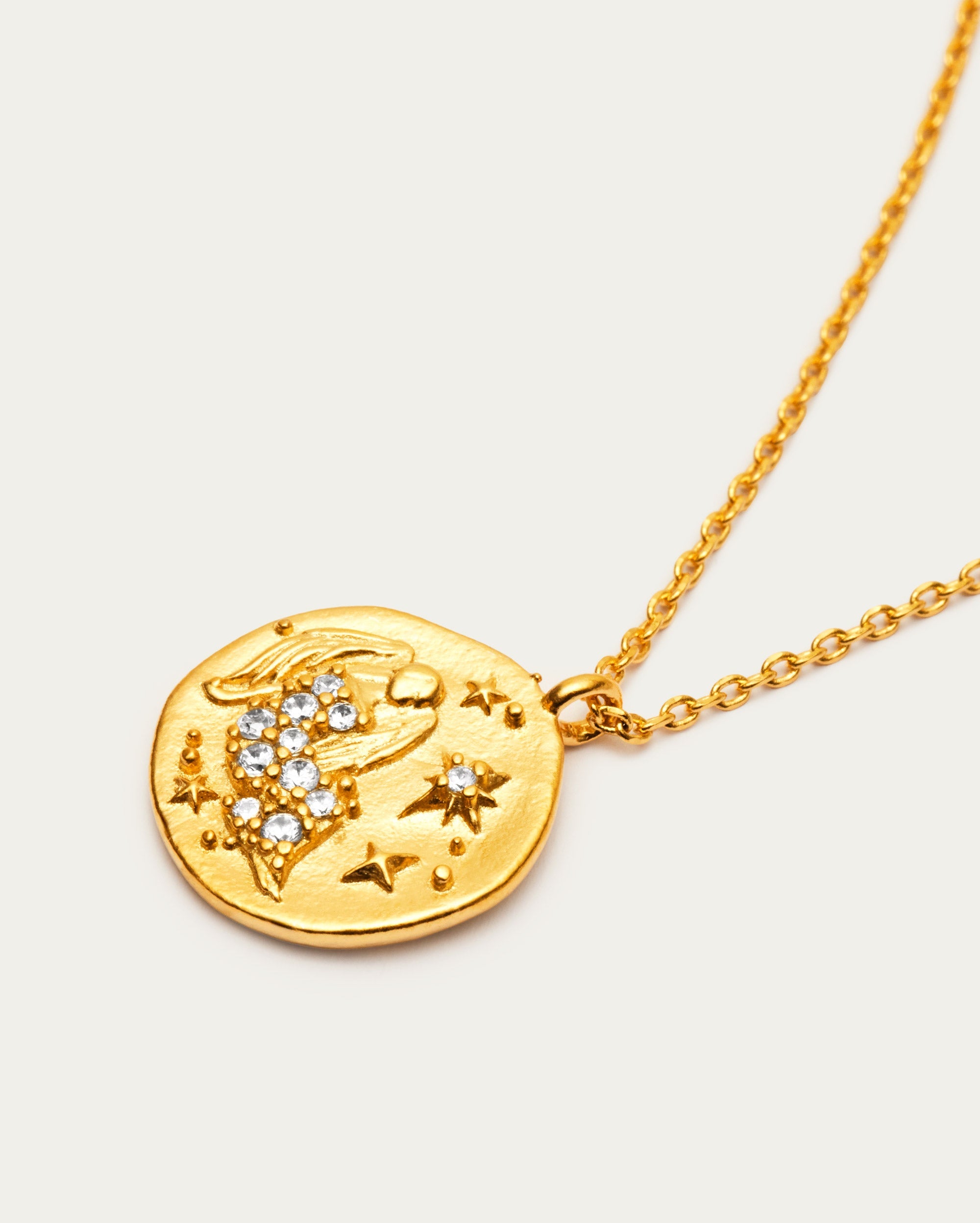 Virgo Zodiac Pendant Necklace