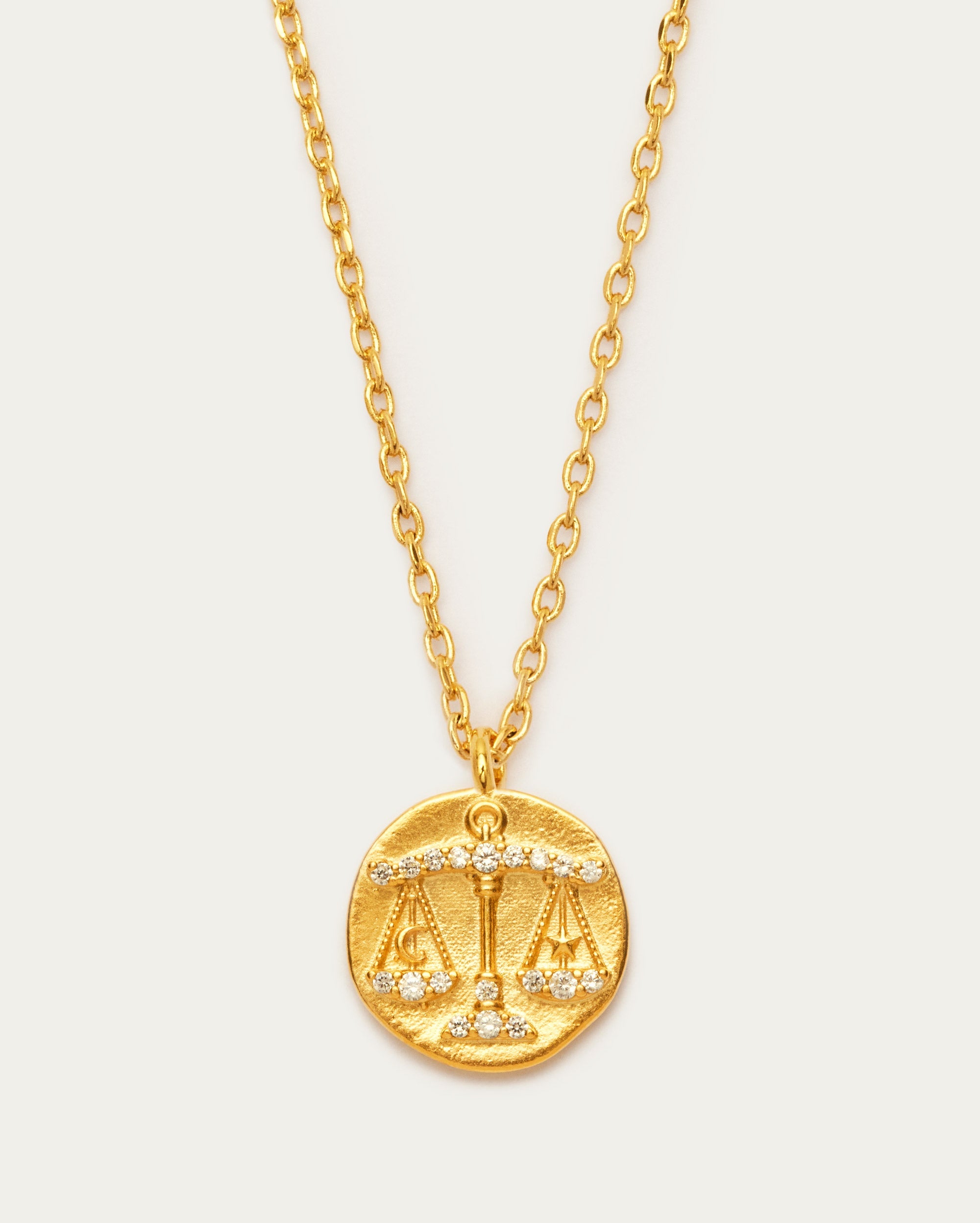 Libra Zodiac Pendant Necklace