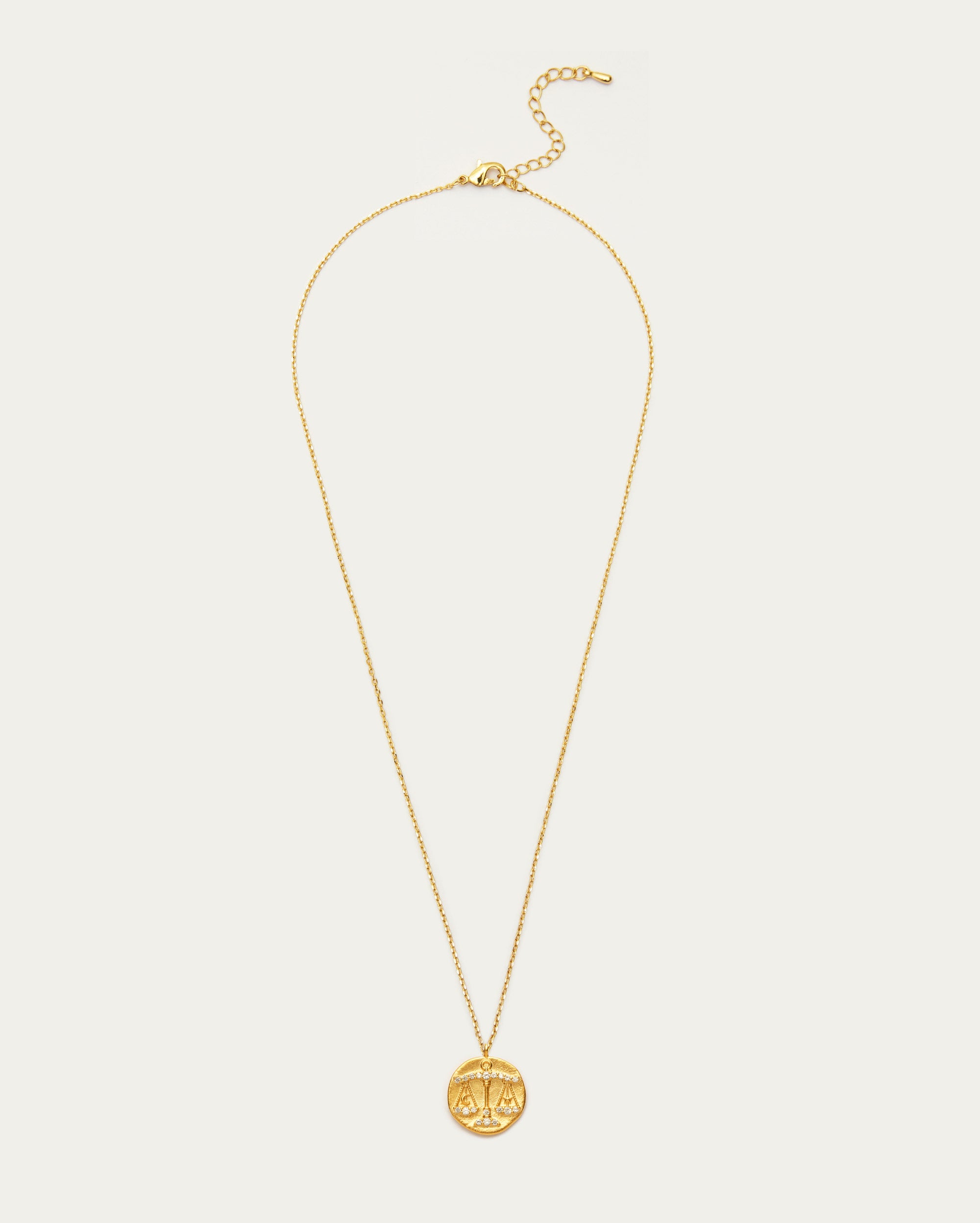 Libra Zodiac Pendant Necklace