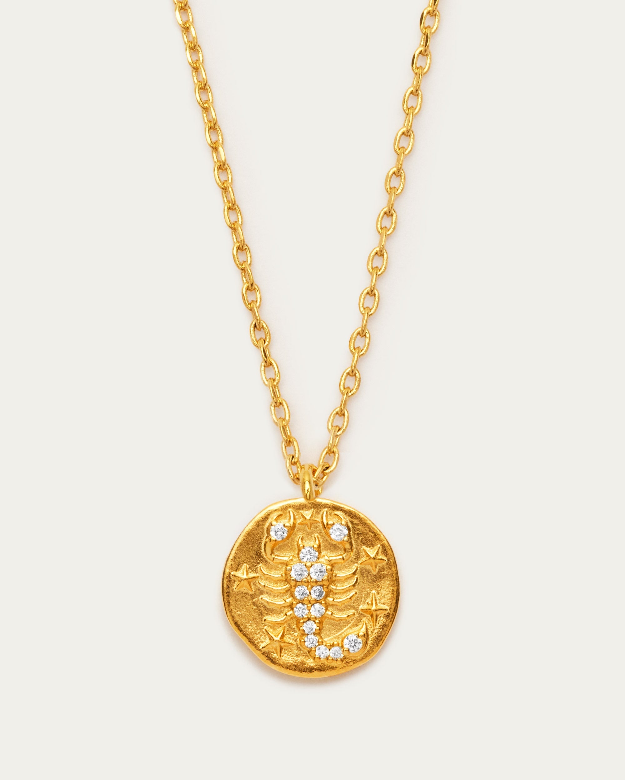 Scorpio Zodiac Pendant Necklace