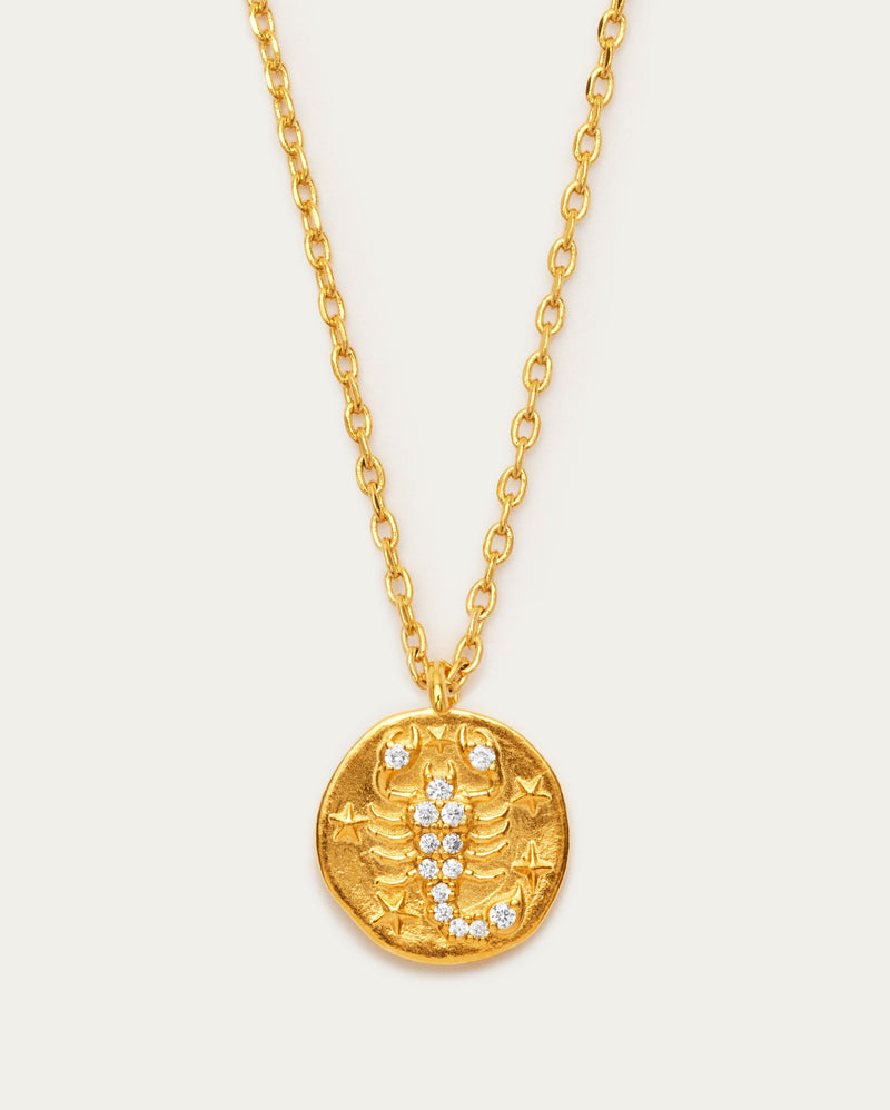 Scorpio Zodiac Pendant Necklace