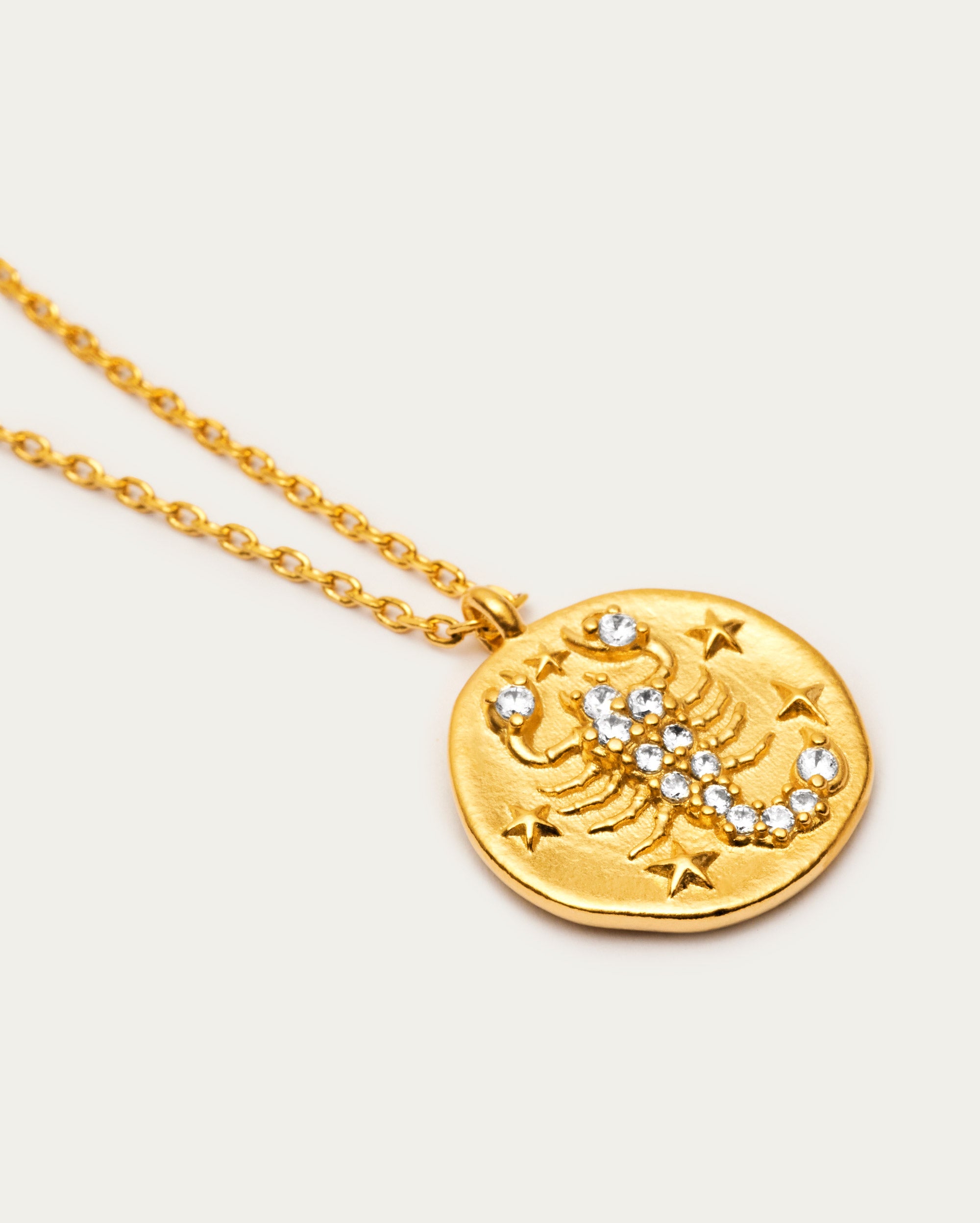 Scorpio Zodiac Pendant Necklace