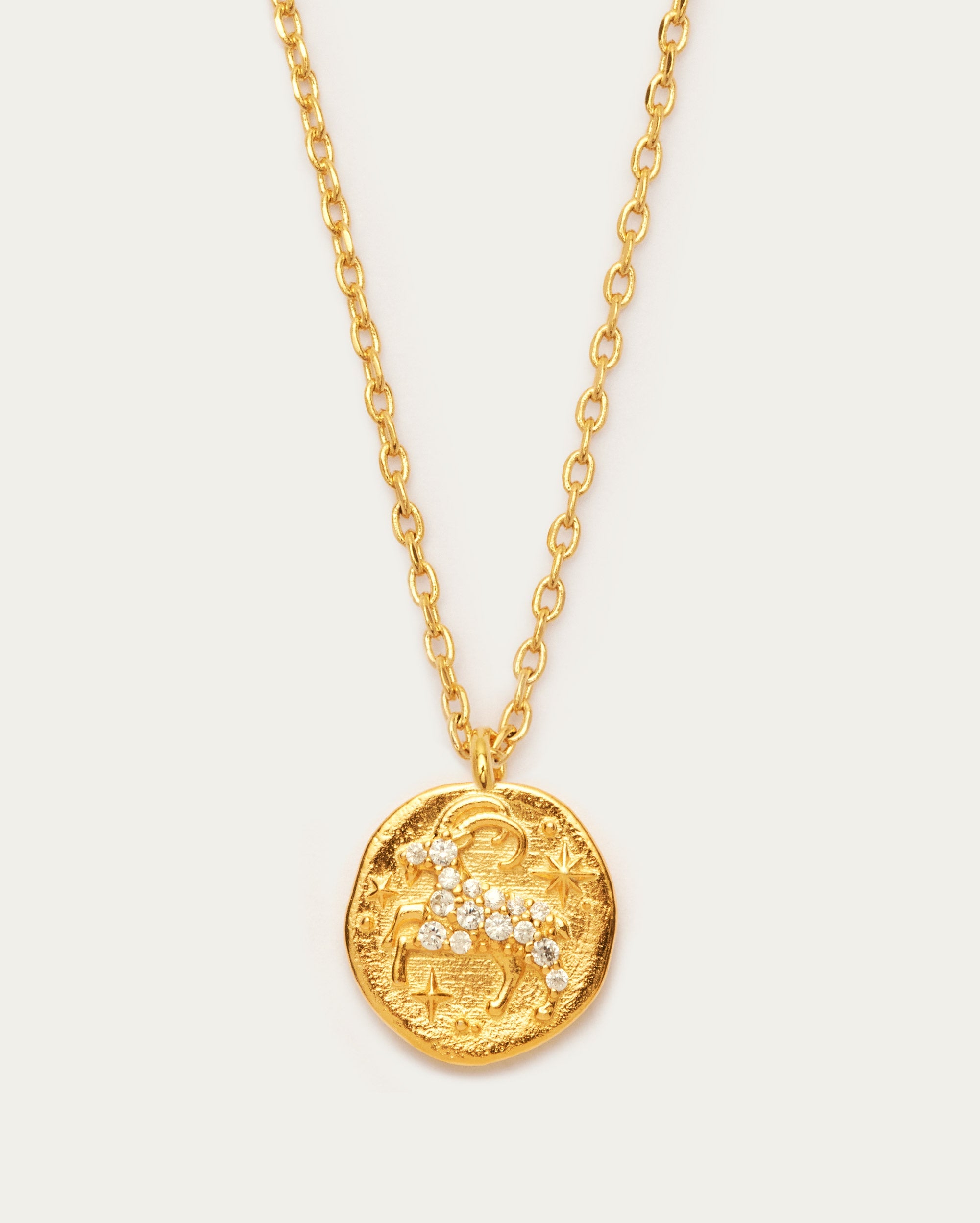 Capricorn Zodiac Pendant Necklace