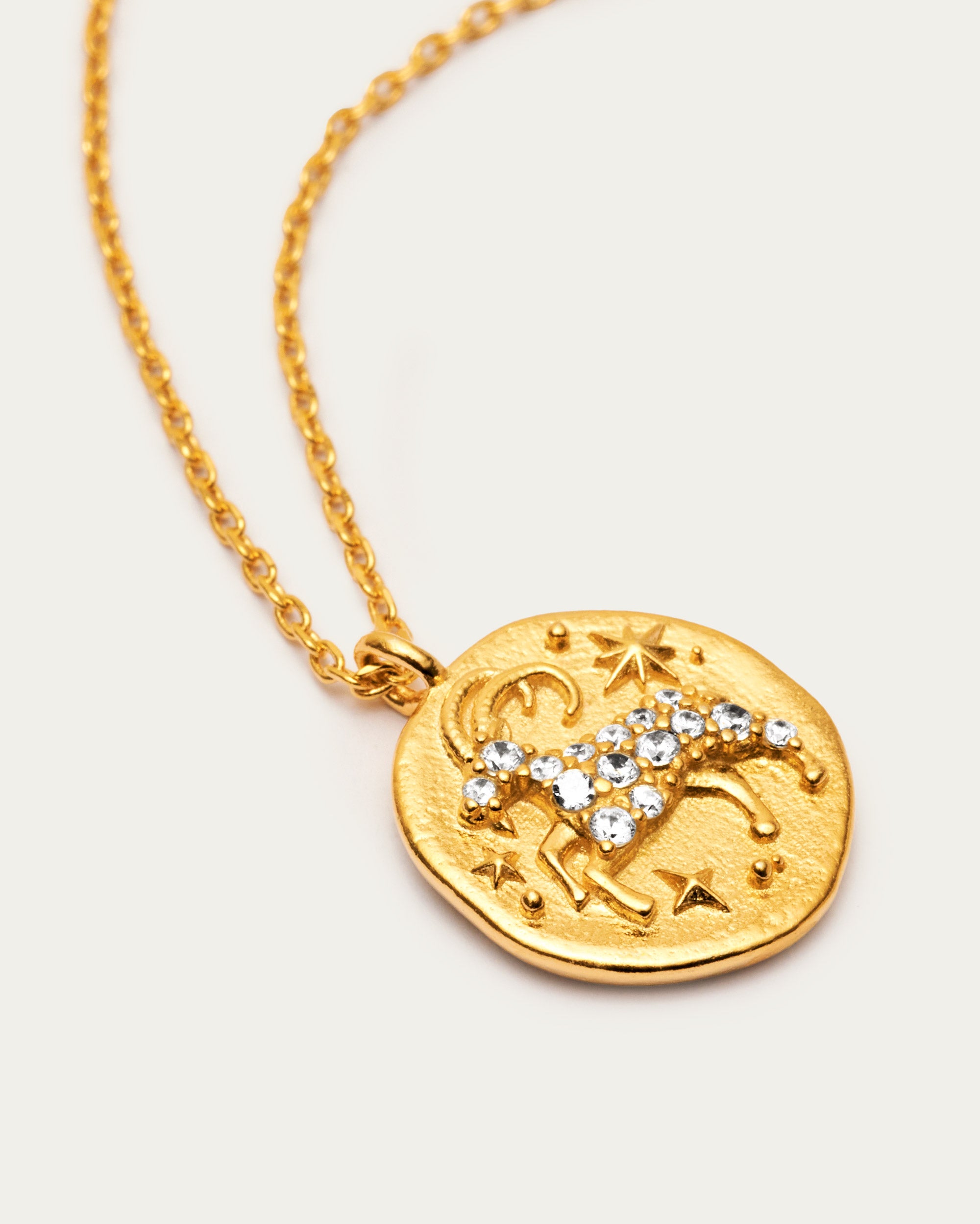 Capricorn Zodiac Pendant Necklace