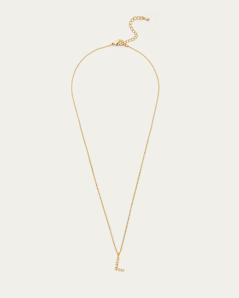 Letter L Initial Parvé Necklace