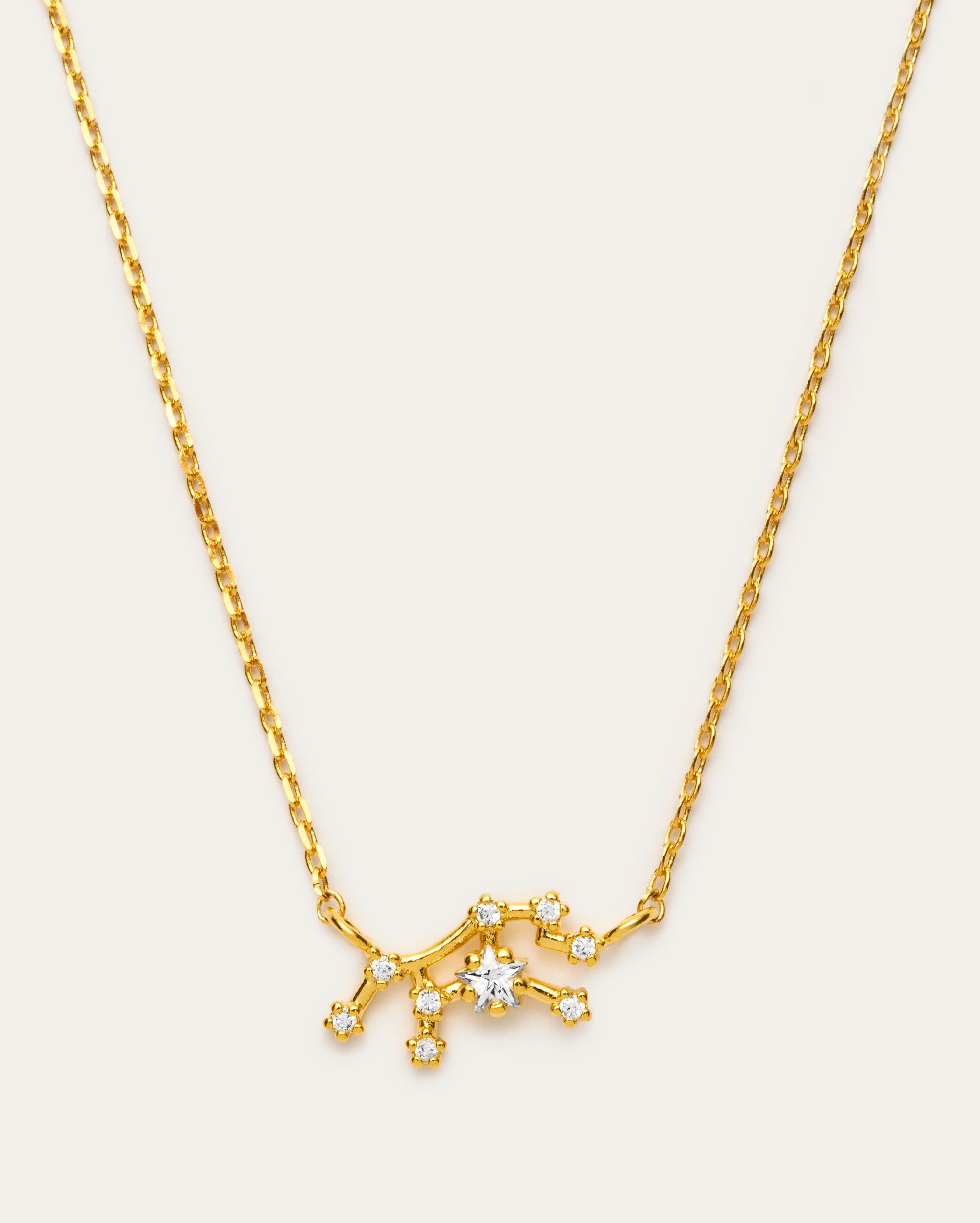Virgo Star Constellation Necklace