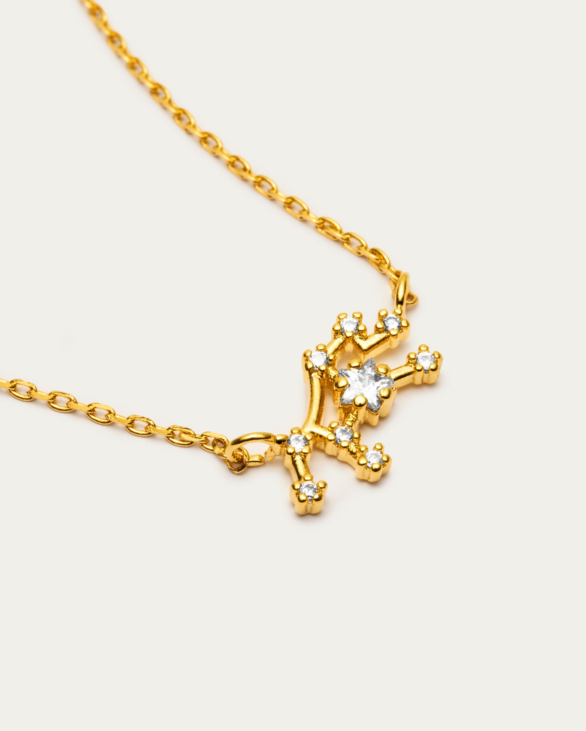 Virgo Star Constellation Necklace