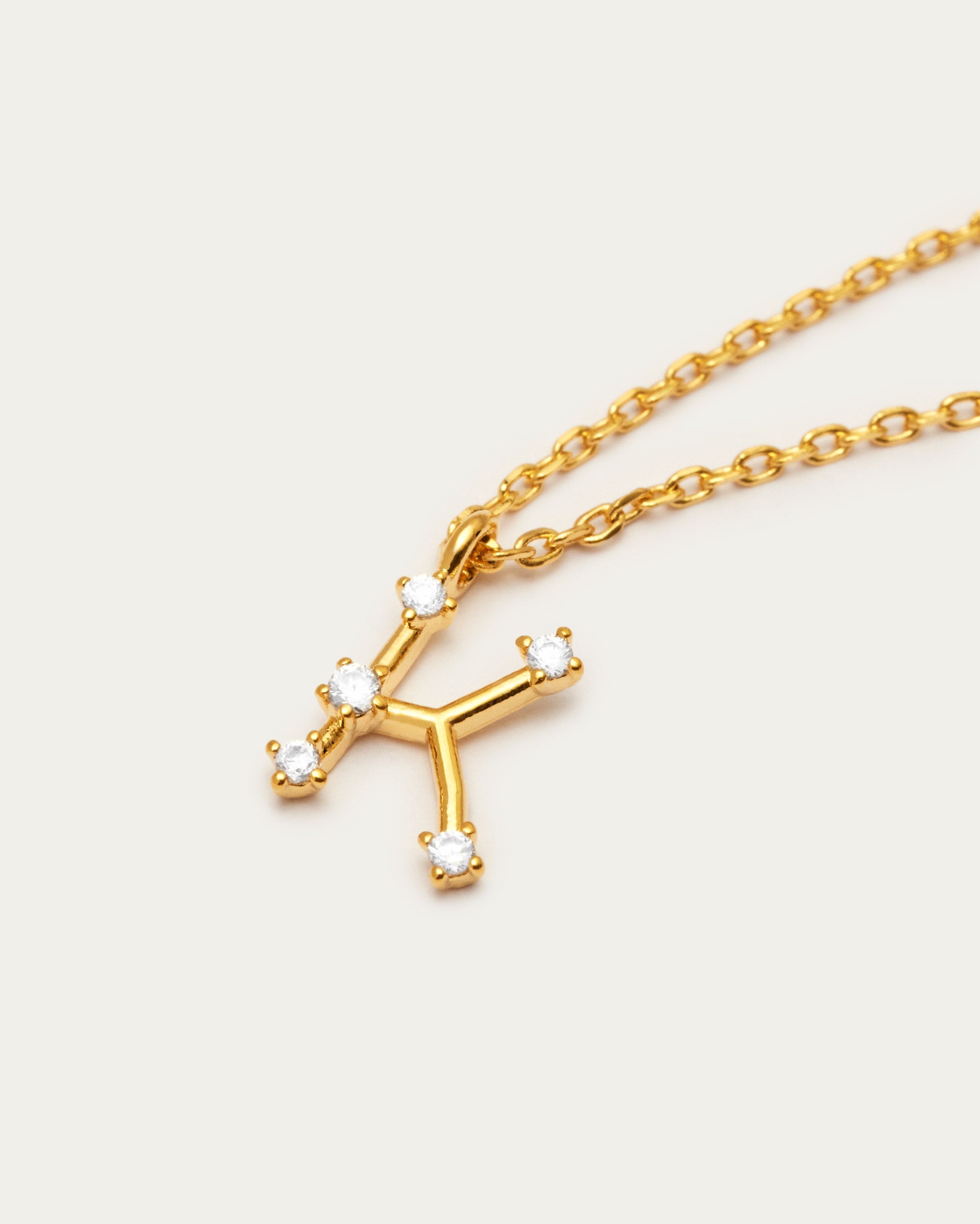 Diamante Initial Letter K Necklace