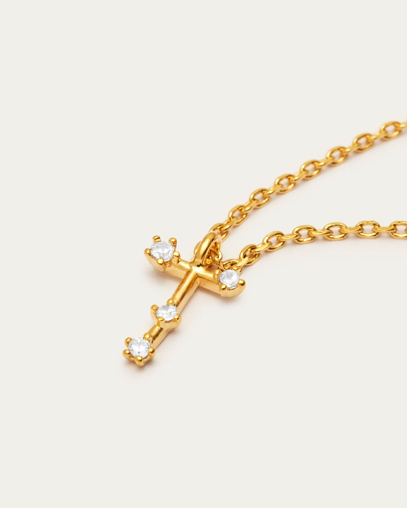 Diamante Initial Letter T Necklace