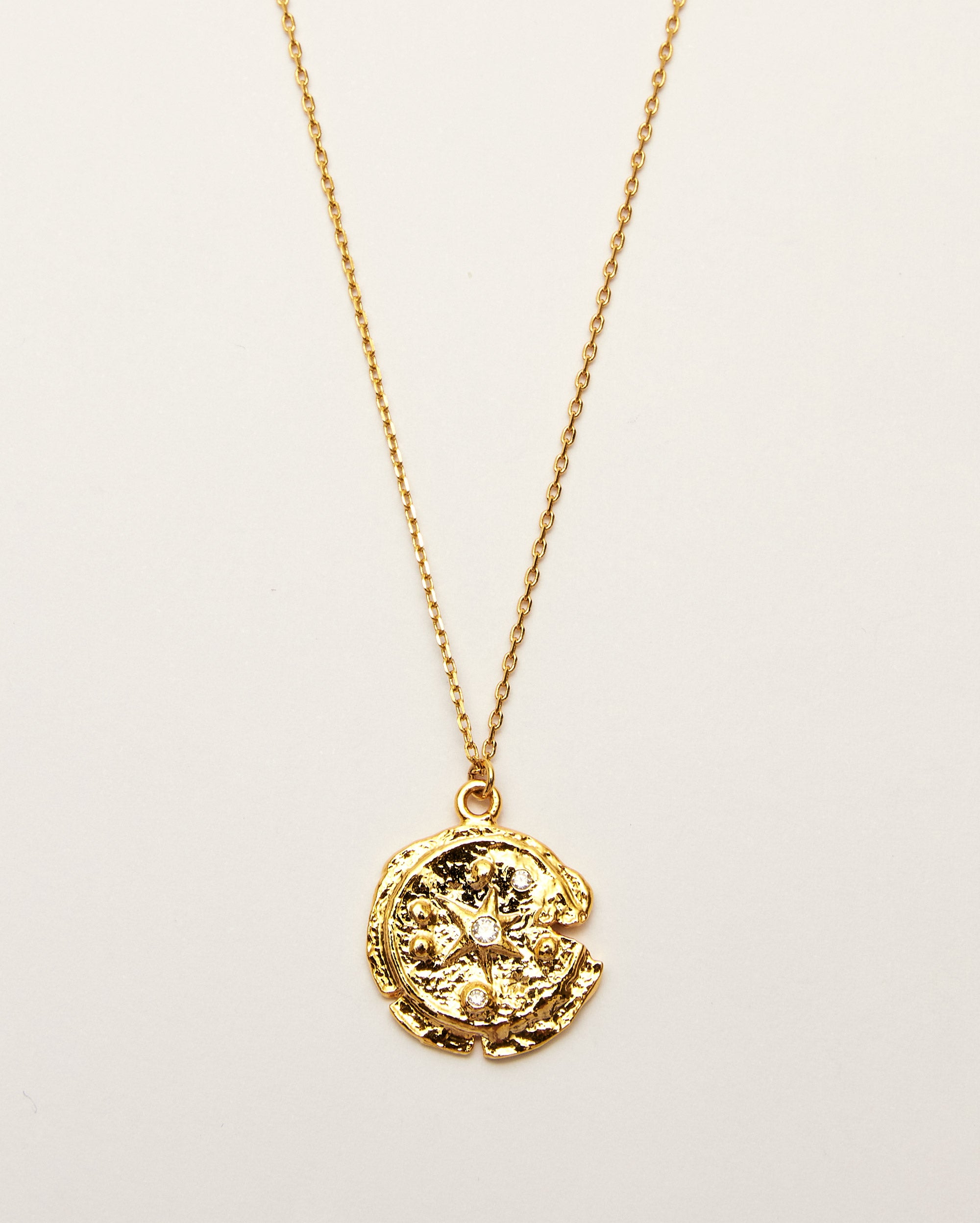 Molten Abstract Stellar Pendant Necklace