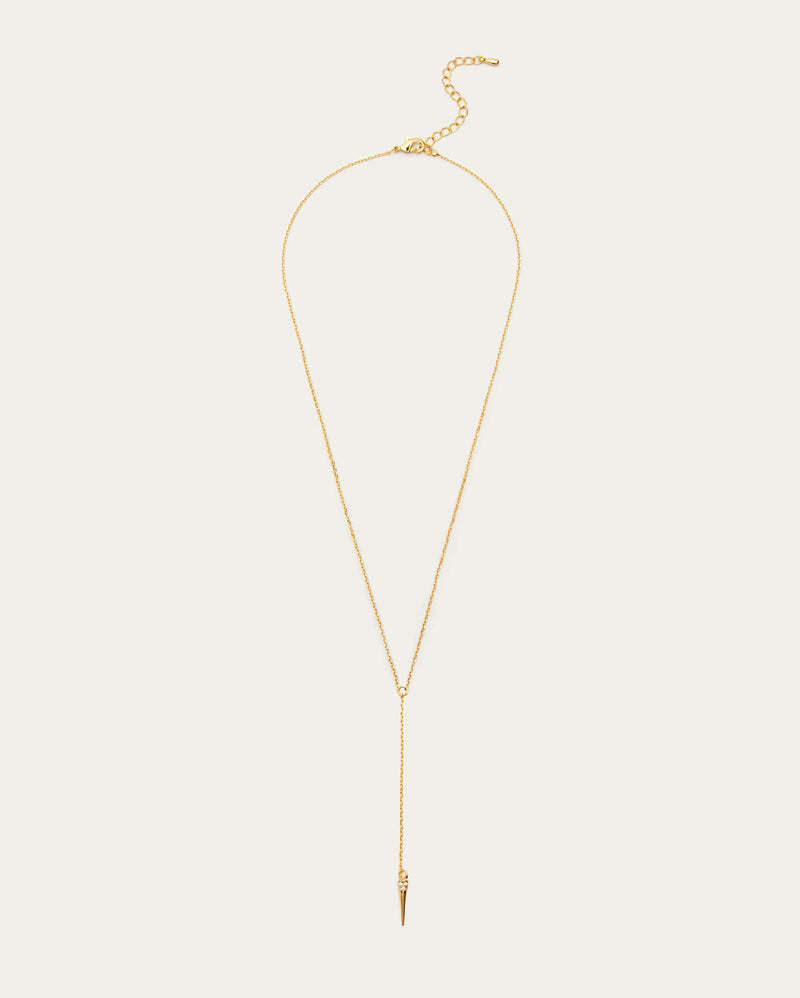Spike Drop Pendant Necklace