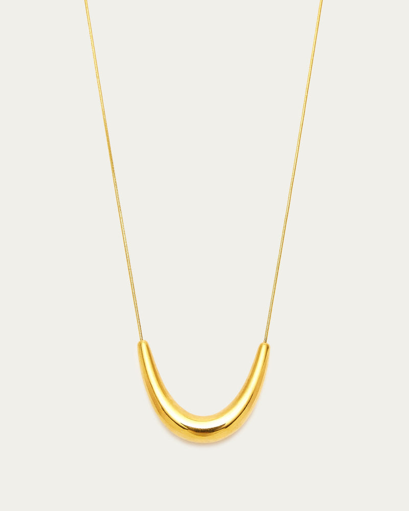 Large Horseshoe Sculptural Necklace