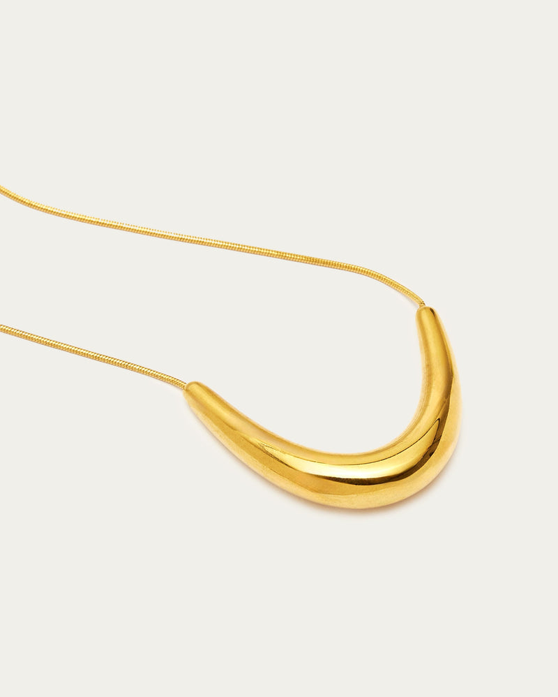 Large Horseshoe Sculptural Necklace