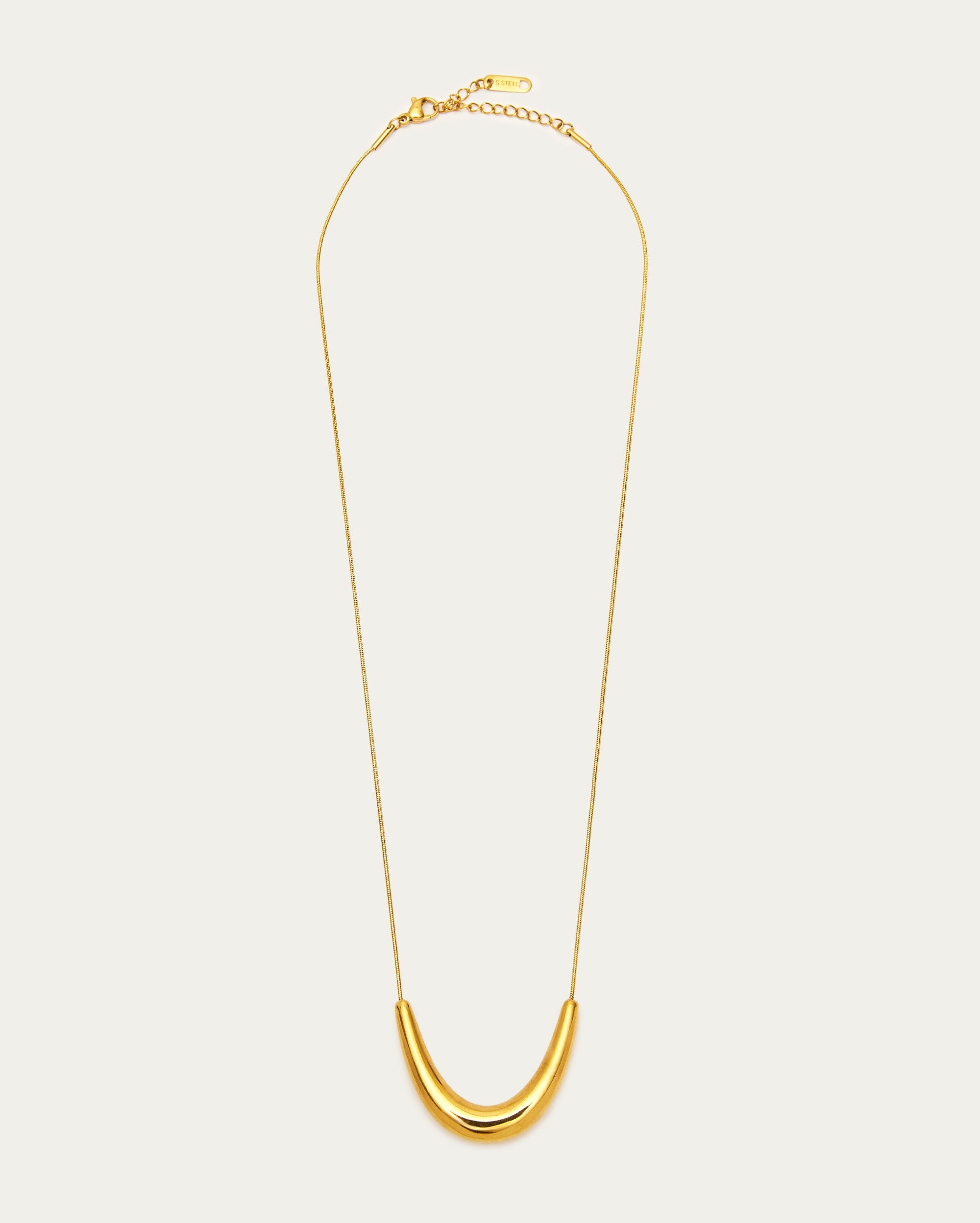 Large Horseshoe Sculptural Necklace