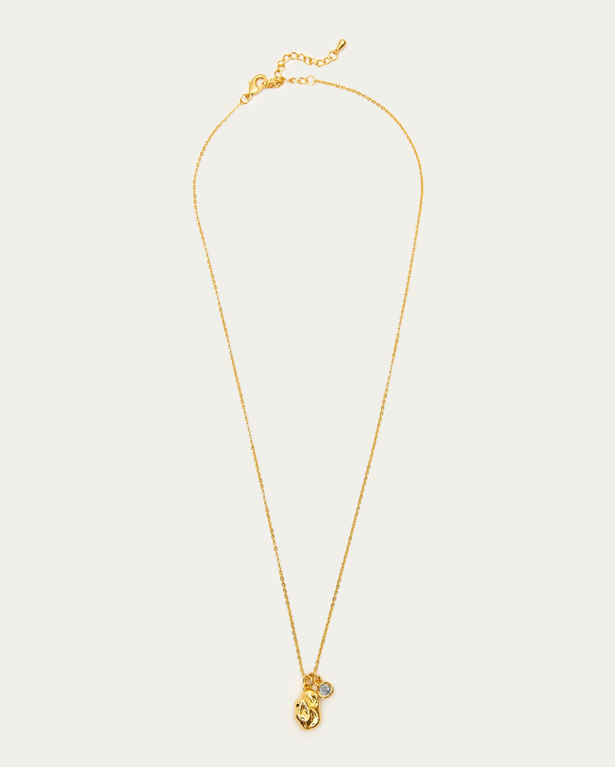Golden Nugget Pendant Necklace