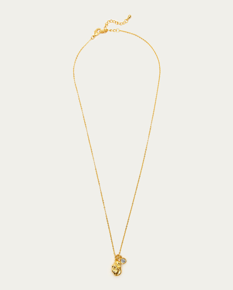 Golden Nugget Pendant Necklace