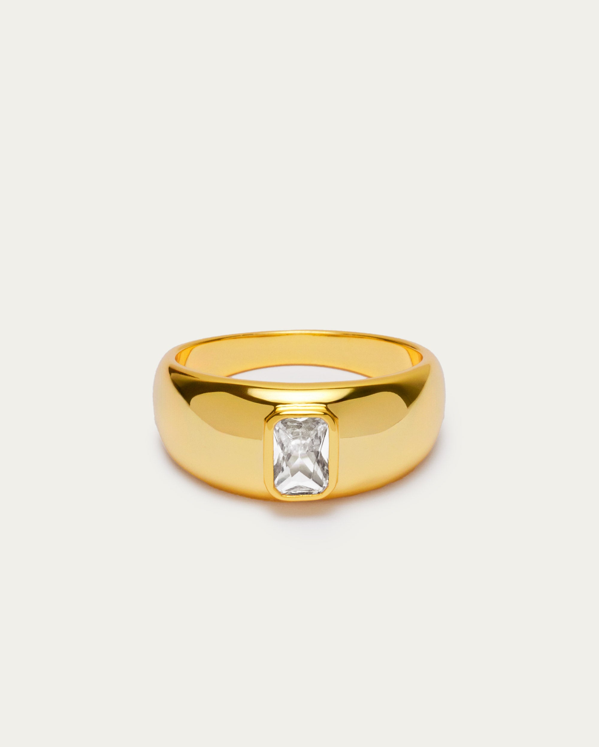 Baguette Signet Ring