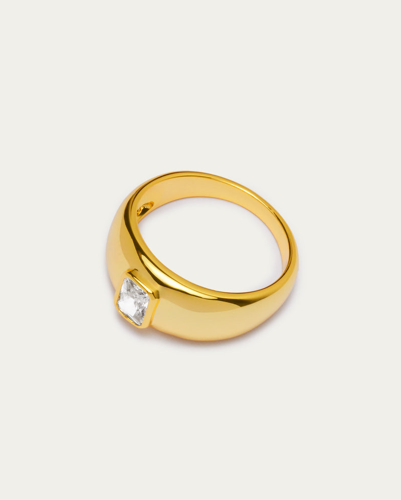 Baguette Signet Ring