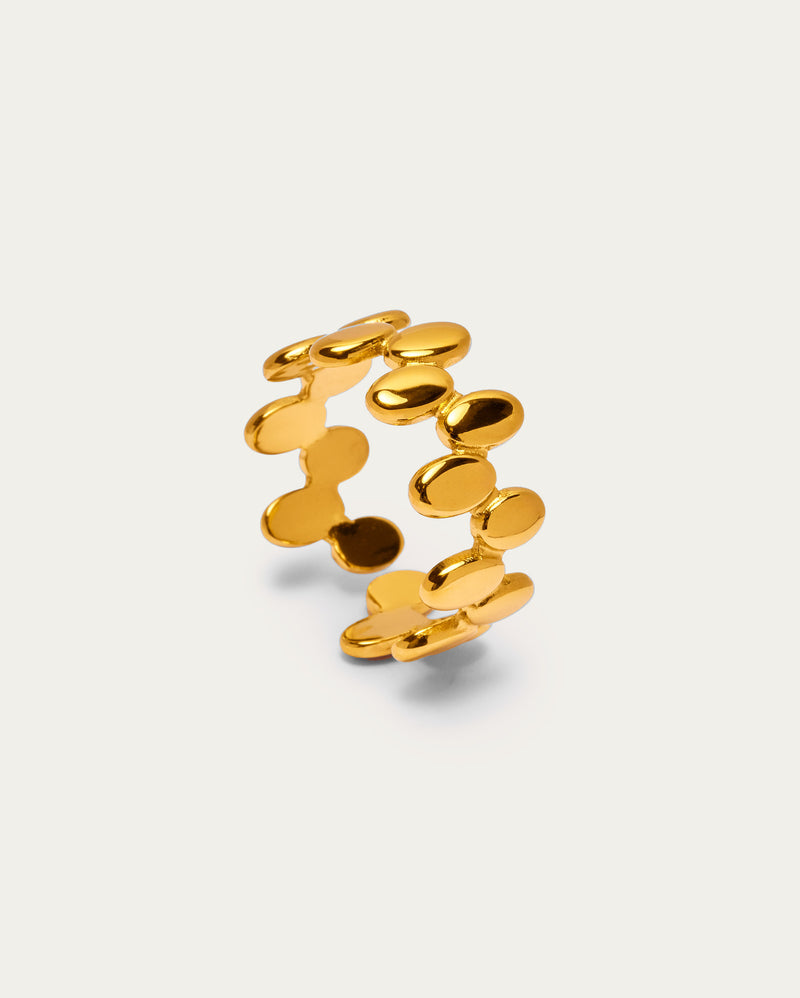 Pebble Disc Band Ring